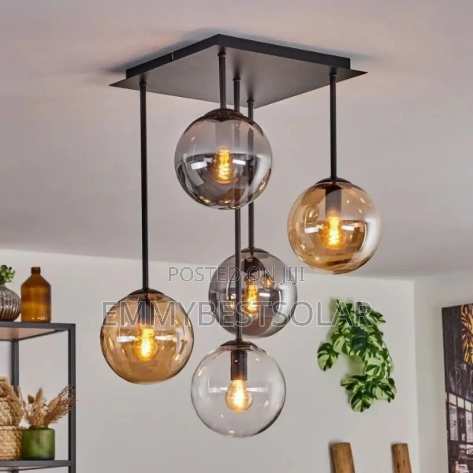 Transparent Globe Ep6 Chandelier Light