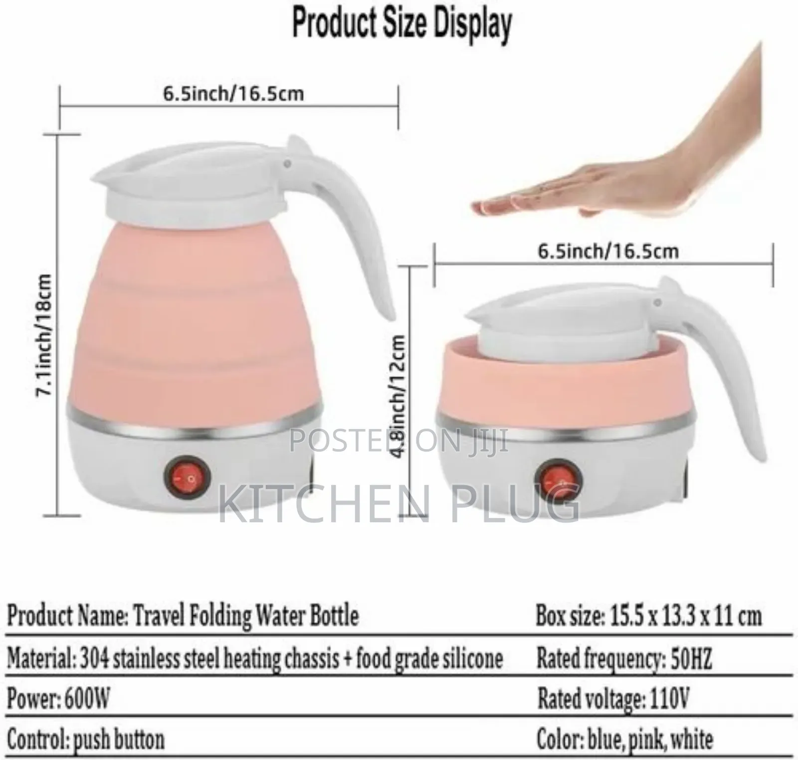 Electric Travel Folding Kettle 『 Great Value for Gift Items