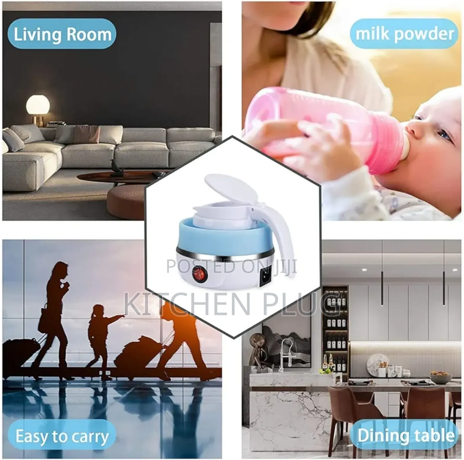 Electric Travel Folding Kettle 『 Great Value for Gift Items