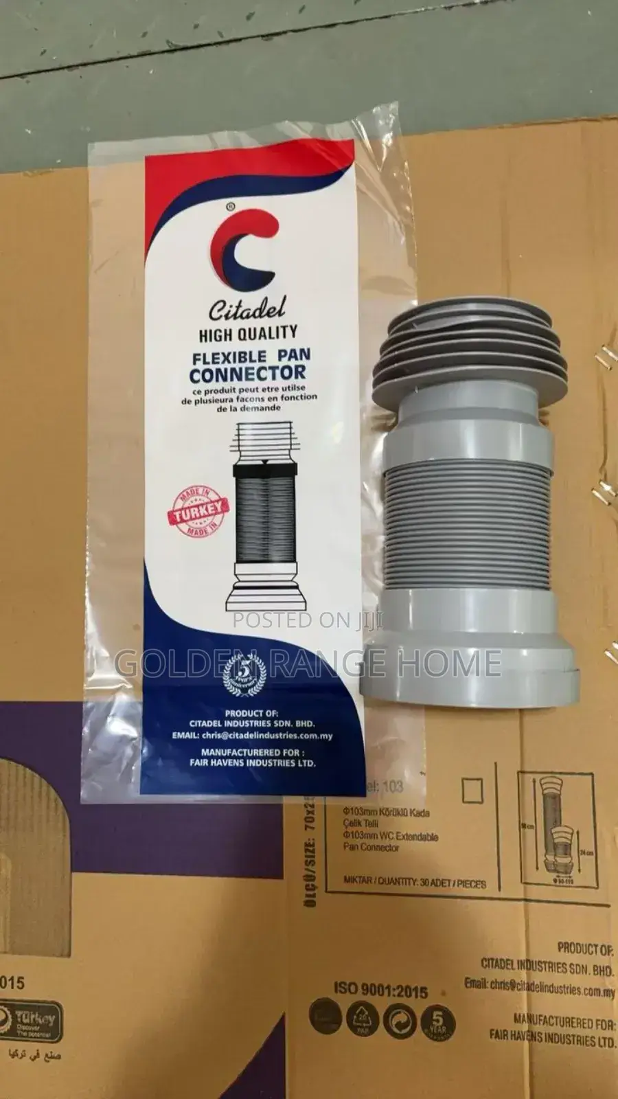 Turkish Original Pan Connector