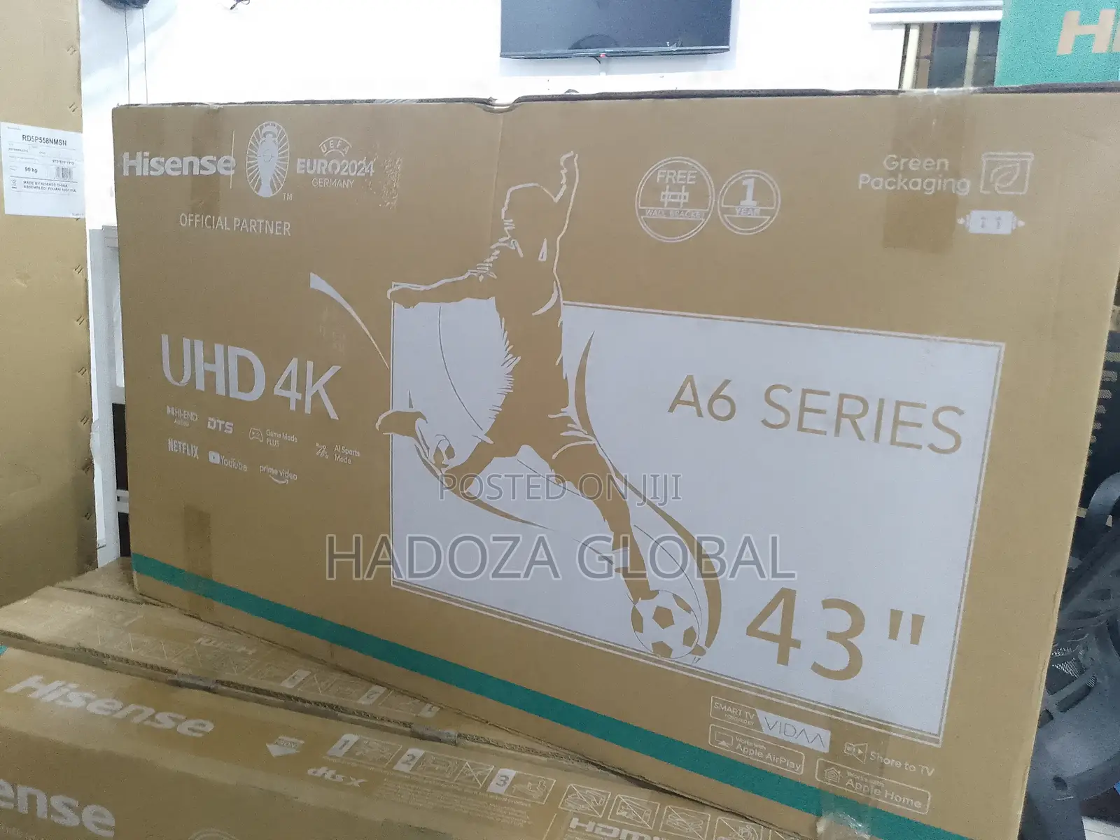 Brand New Hisense 43" Smart Tv