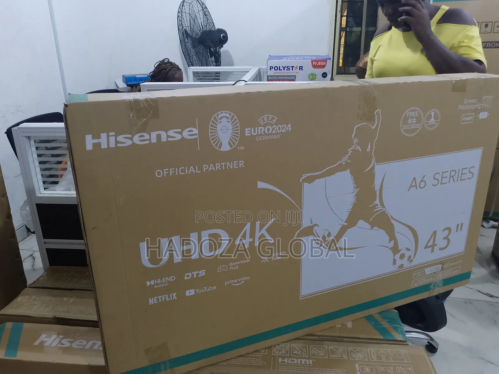 43" Hisense 4k Smart Android Tv