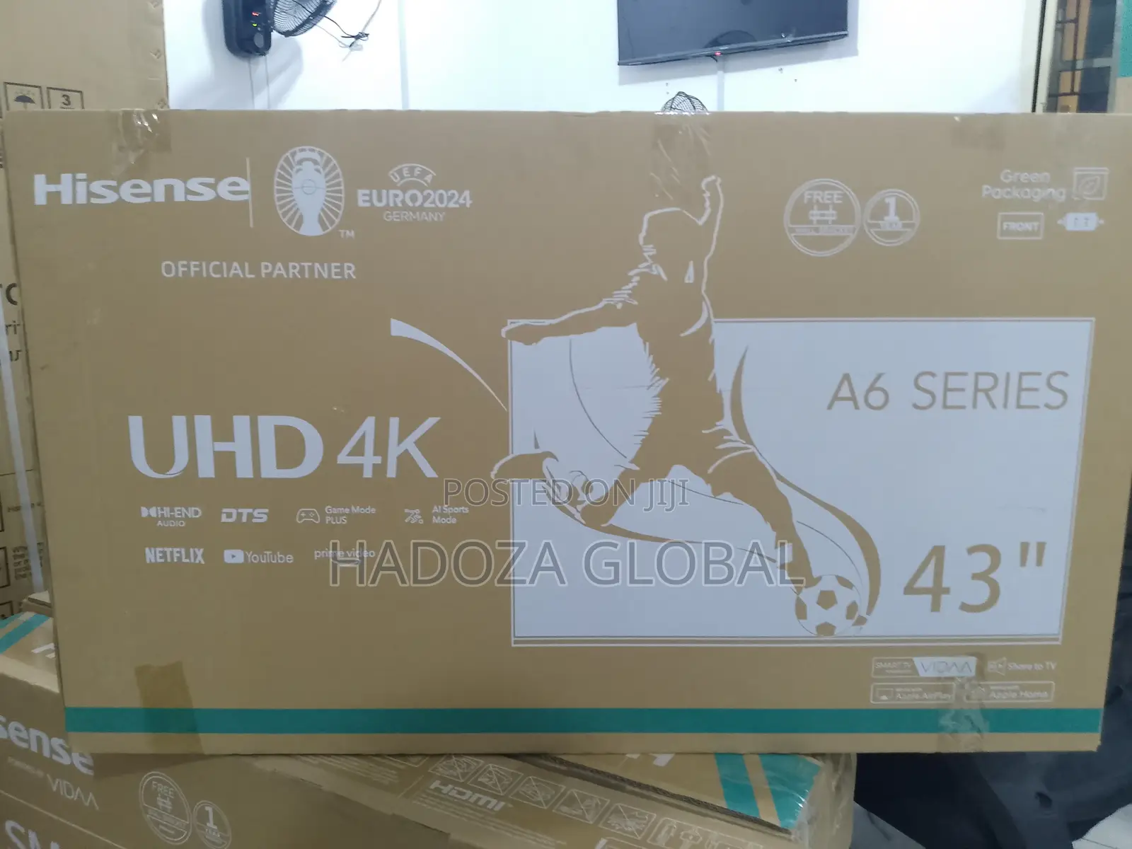 43" Smart Android Telelvision - Hisense 4k Uhd