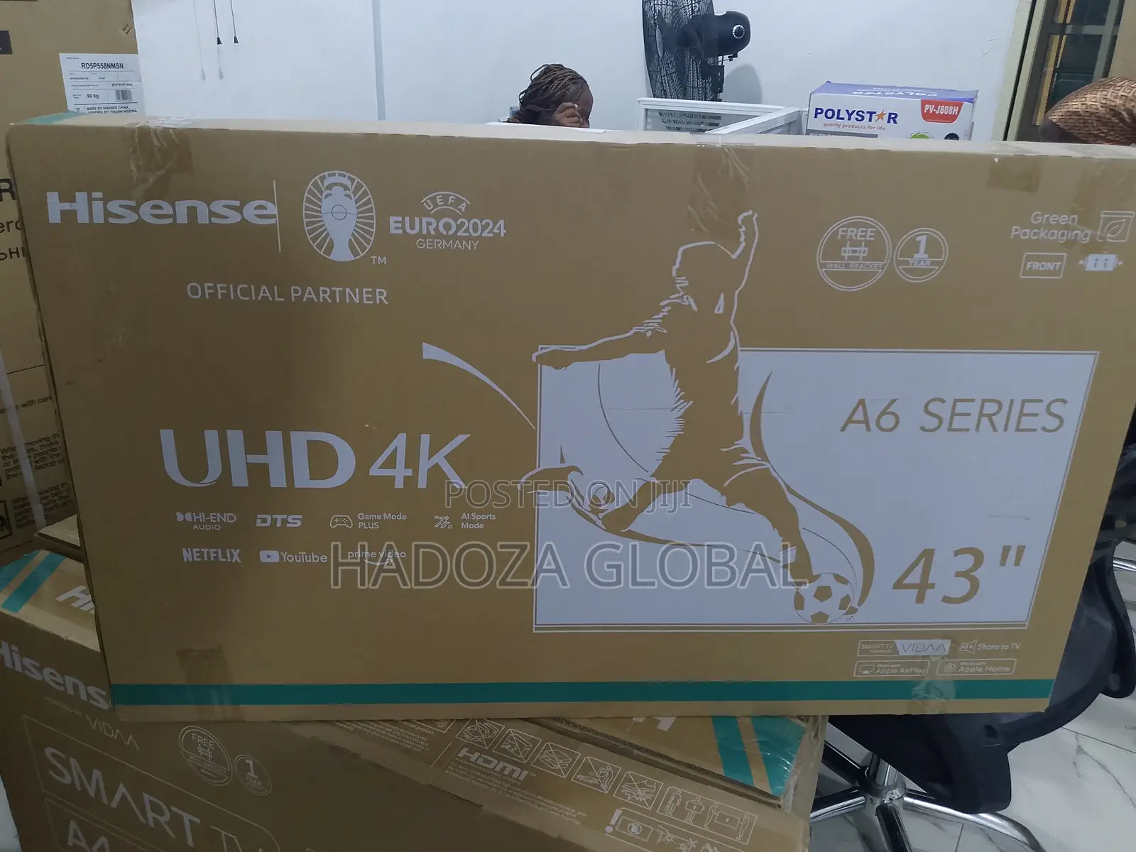 Hisense A6 43" - Smart Tv With 4k Uhd Display