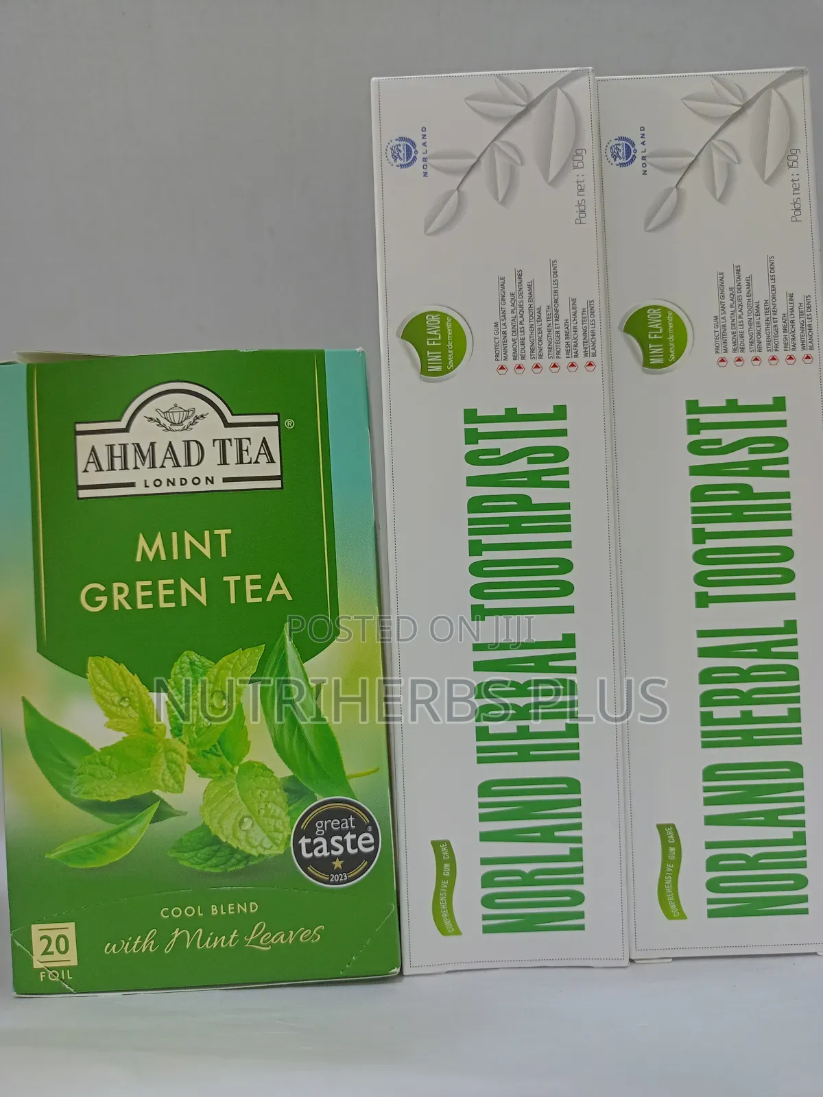 Norland Toothpaste + Mint Green Tea: 100% Treats Mouth Odour