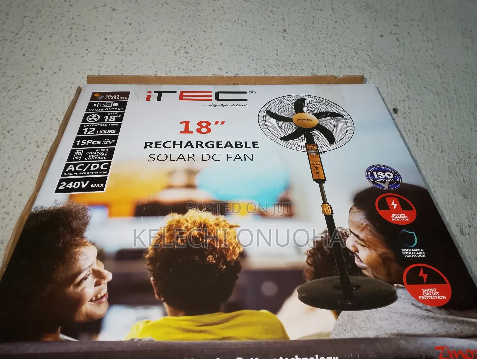 Itec Rechargeable Fan