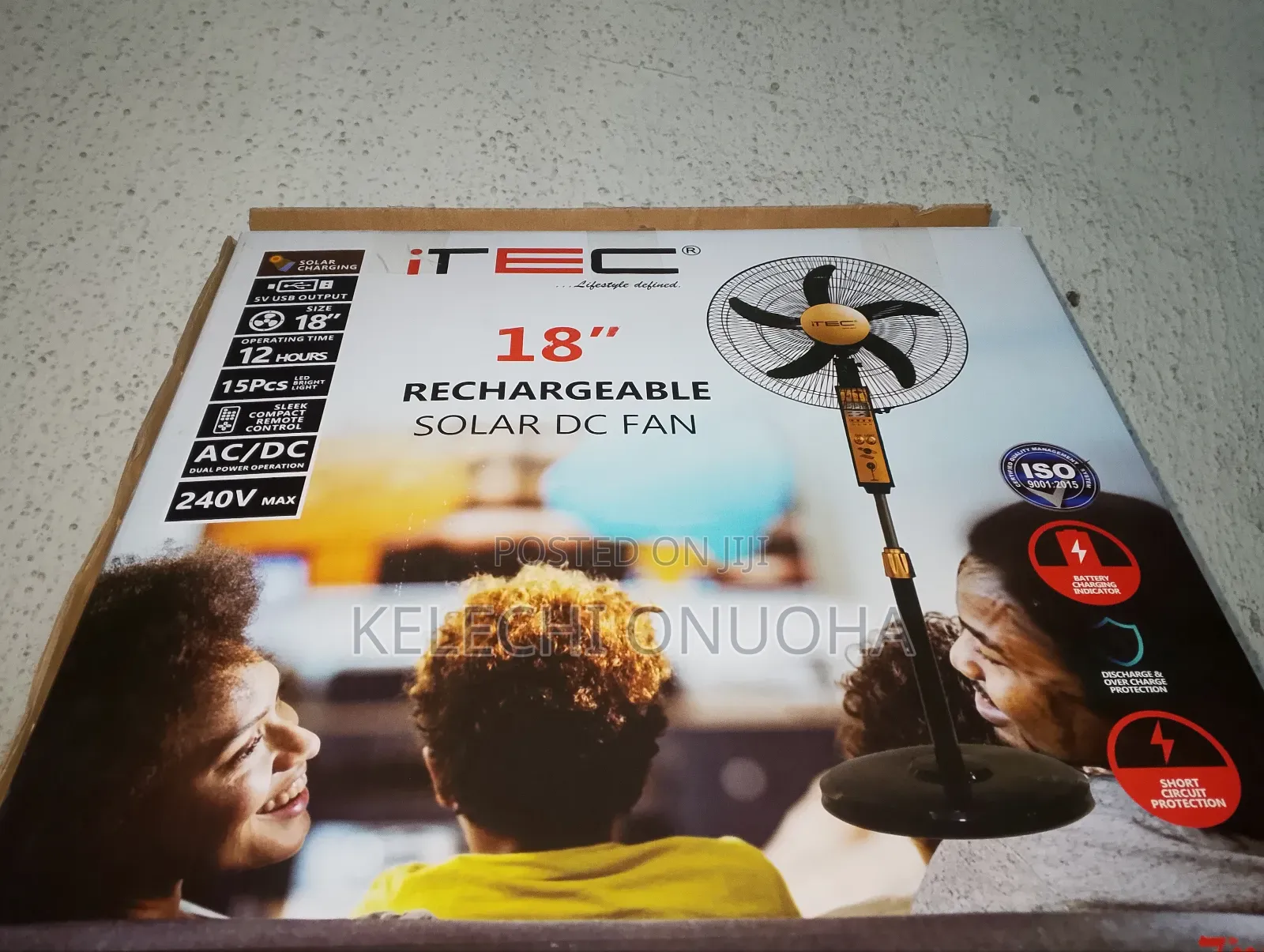 Itec Rechargeable Fan