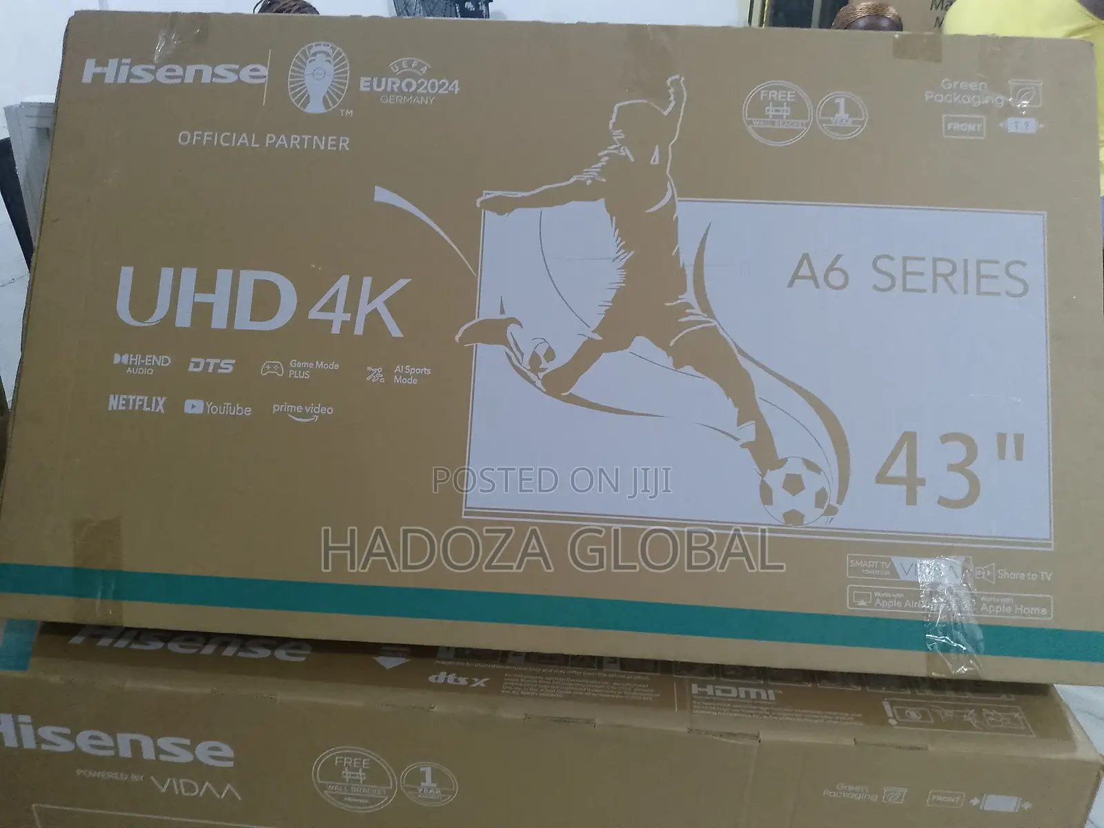 Hisense A6 Series Sndroid Tv 43" - Crystal Clear Uhd