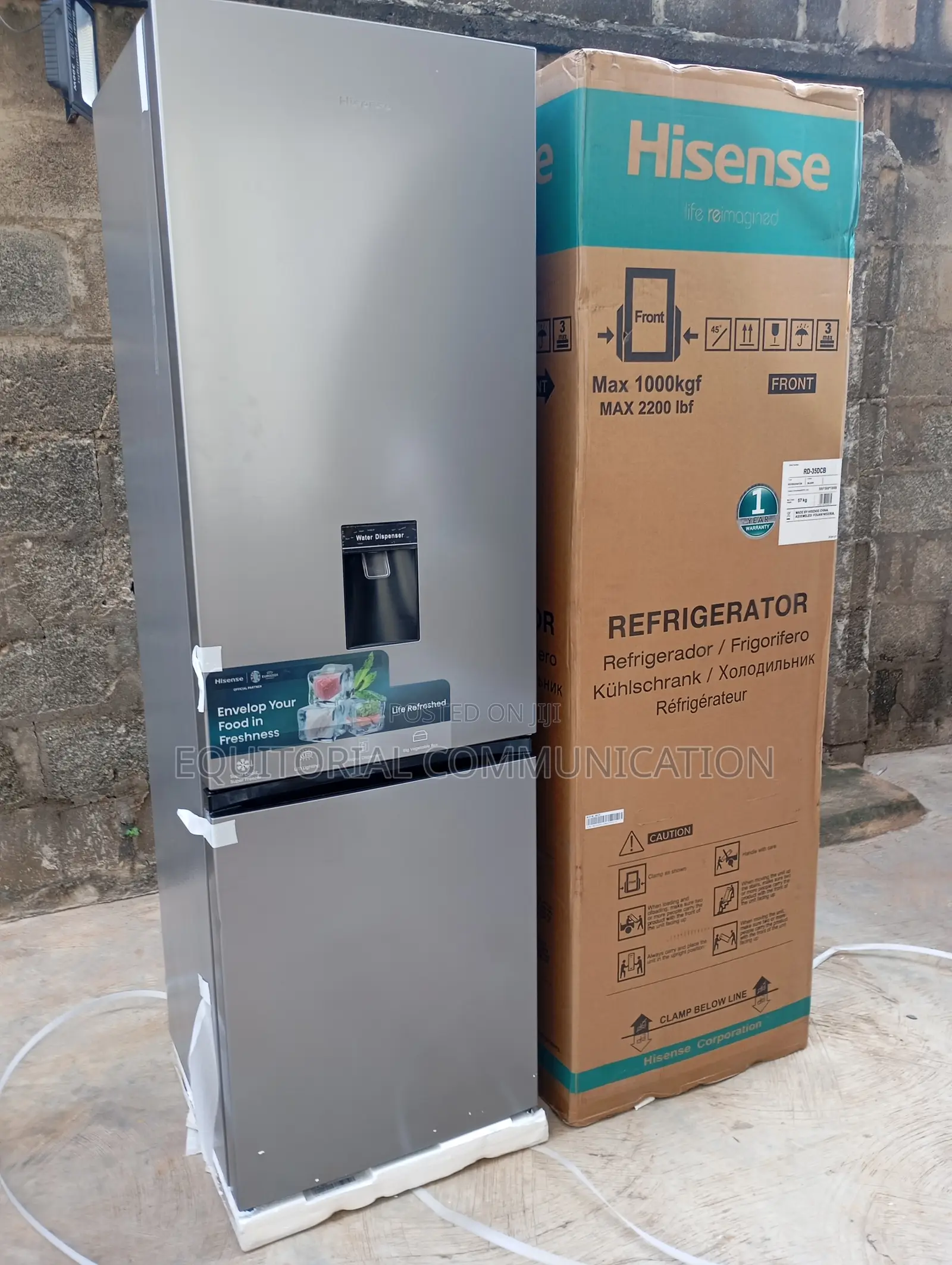 Hisense 264l Double Door Refrigerator – No Frost Technology