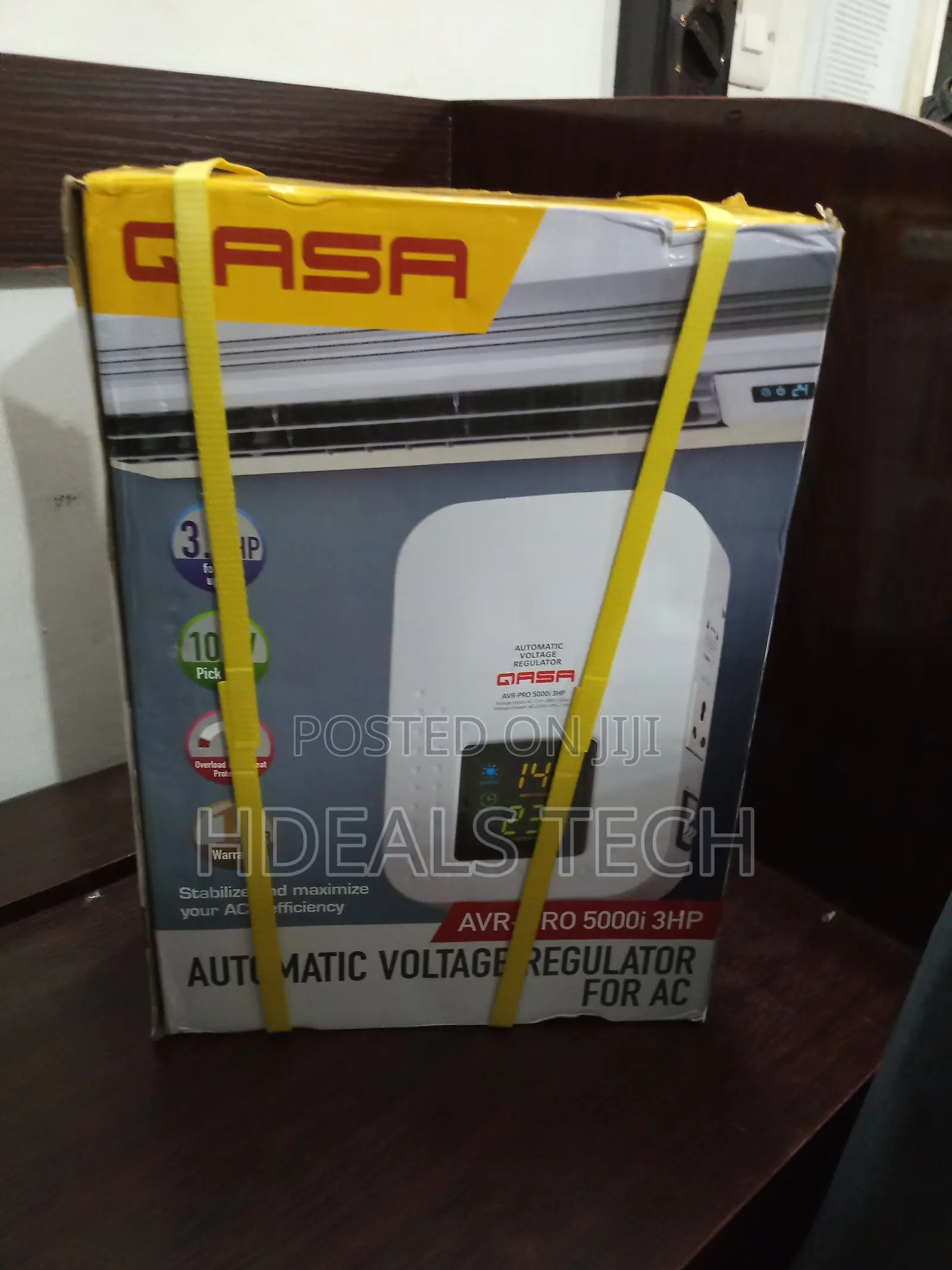 Qasa Avr-Pro 5000 – Stabilizer for Large Appliances (3hp)