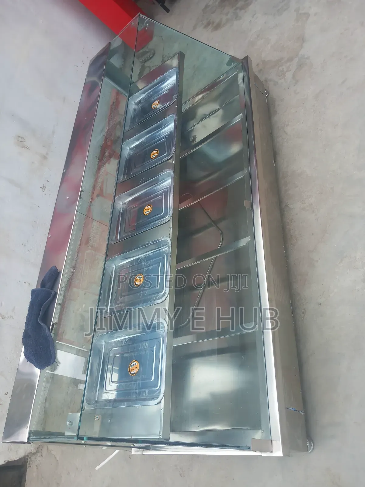 5-Plate Stainless Steel Food Warmer - Locally Made and Solid