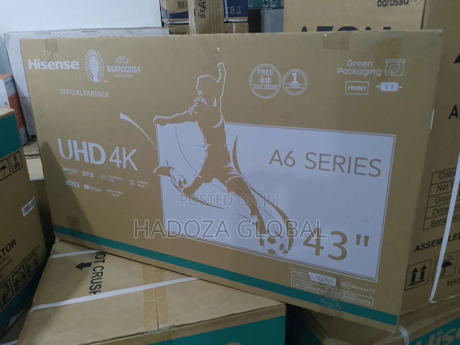 2022 Hisense Uhd Smart Android Tv - A6 Series - 43"