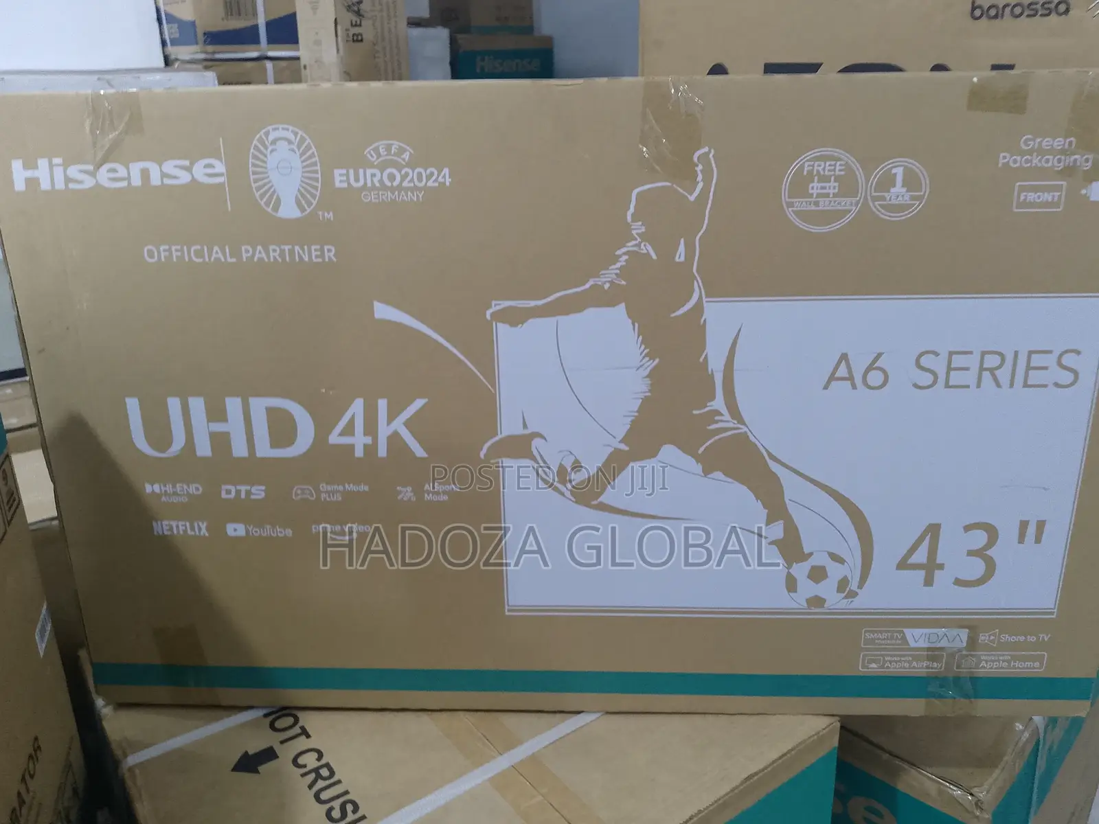 2022 Hisense Uhd Smart Android Tv - A6 Series - 43"