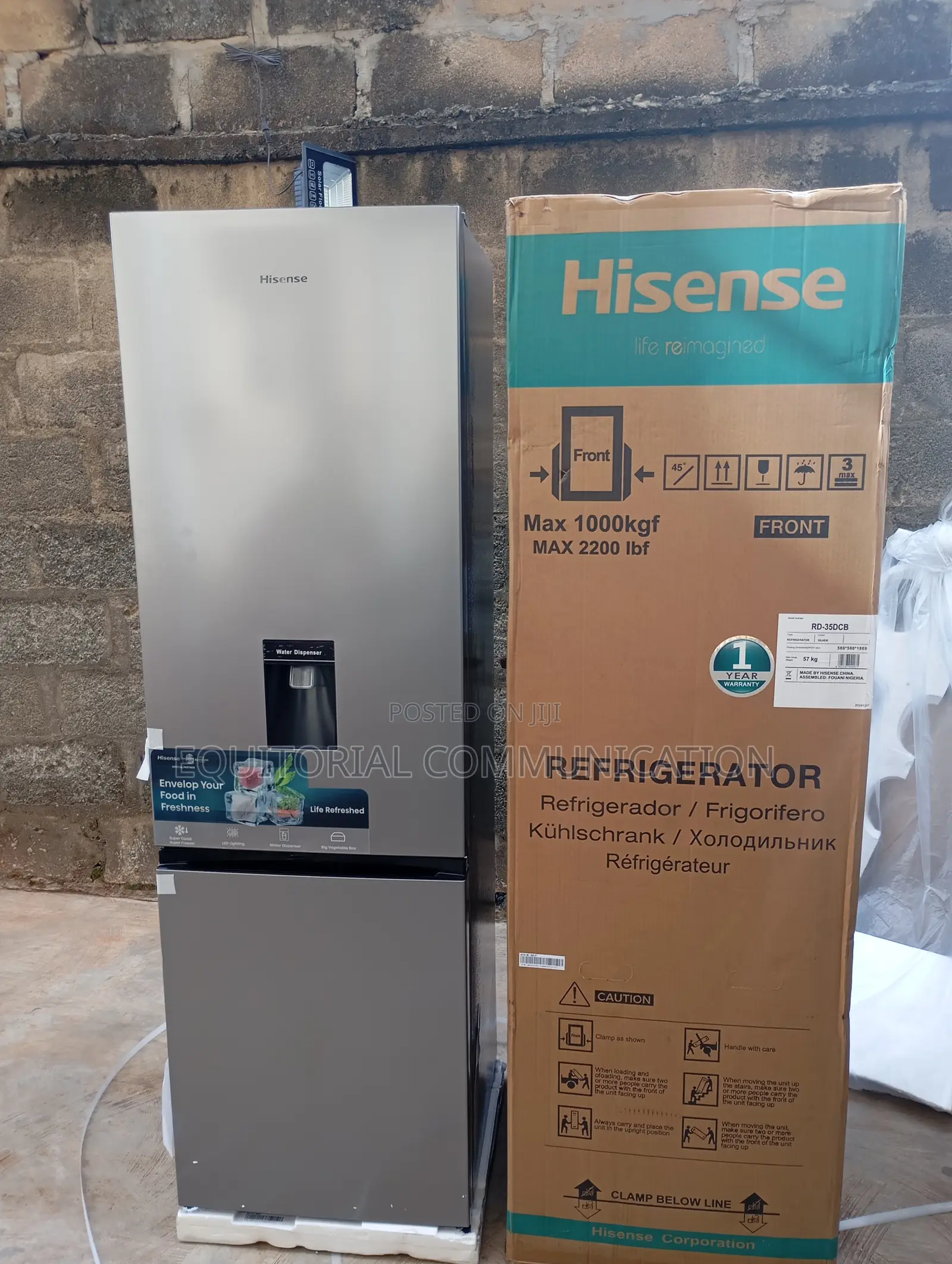 Hisense 264l Double Door Refrigerator With Energy Class A++