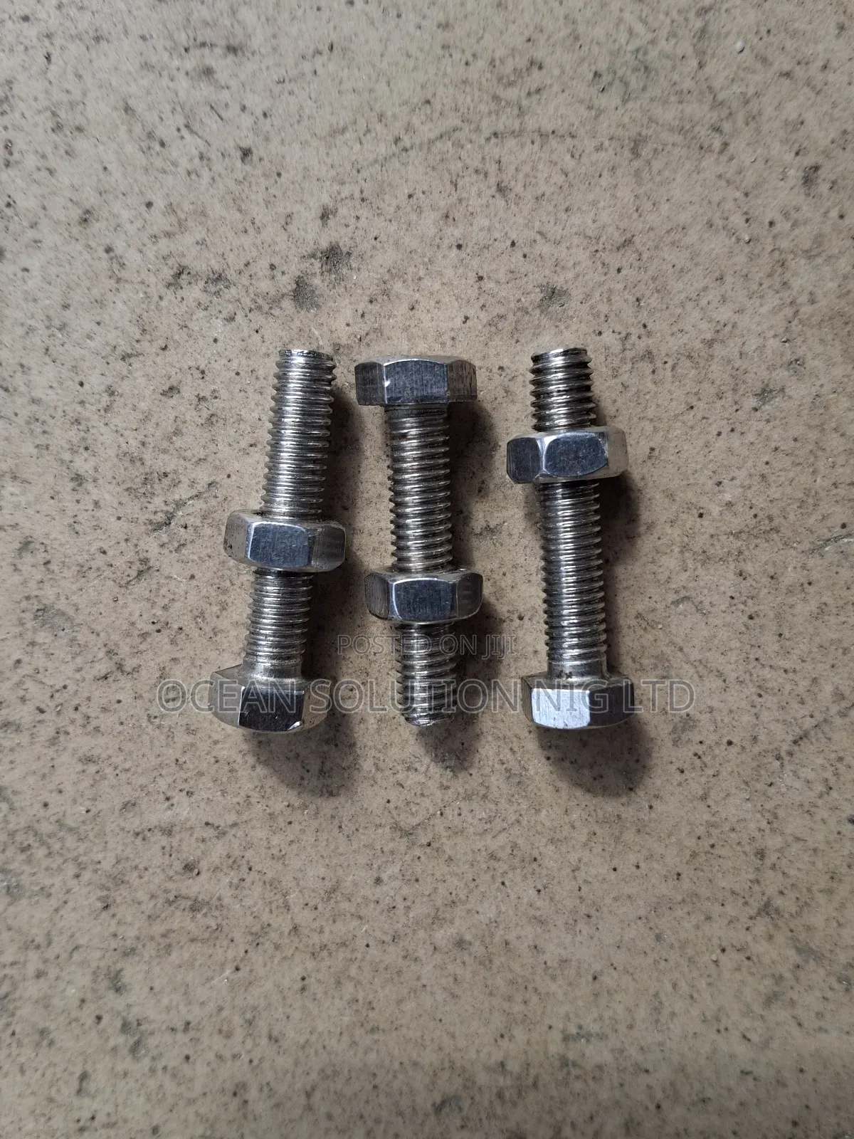 Bolt & Nut 6x50 Stainless Steel  / 6mm X 50 Stainless Steel