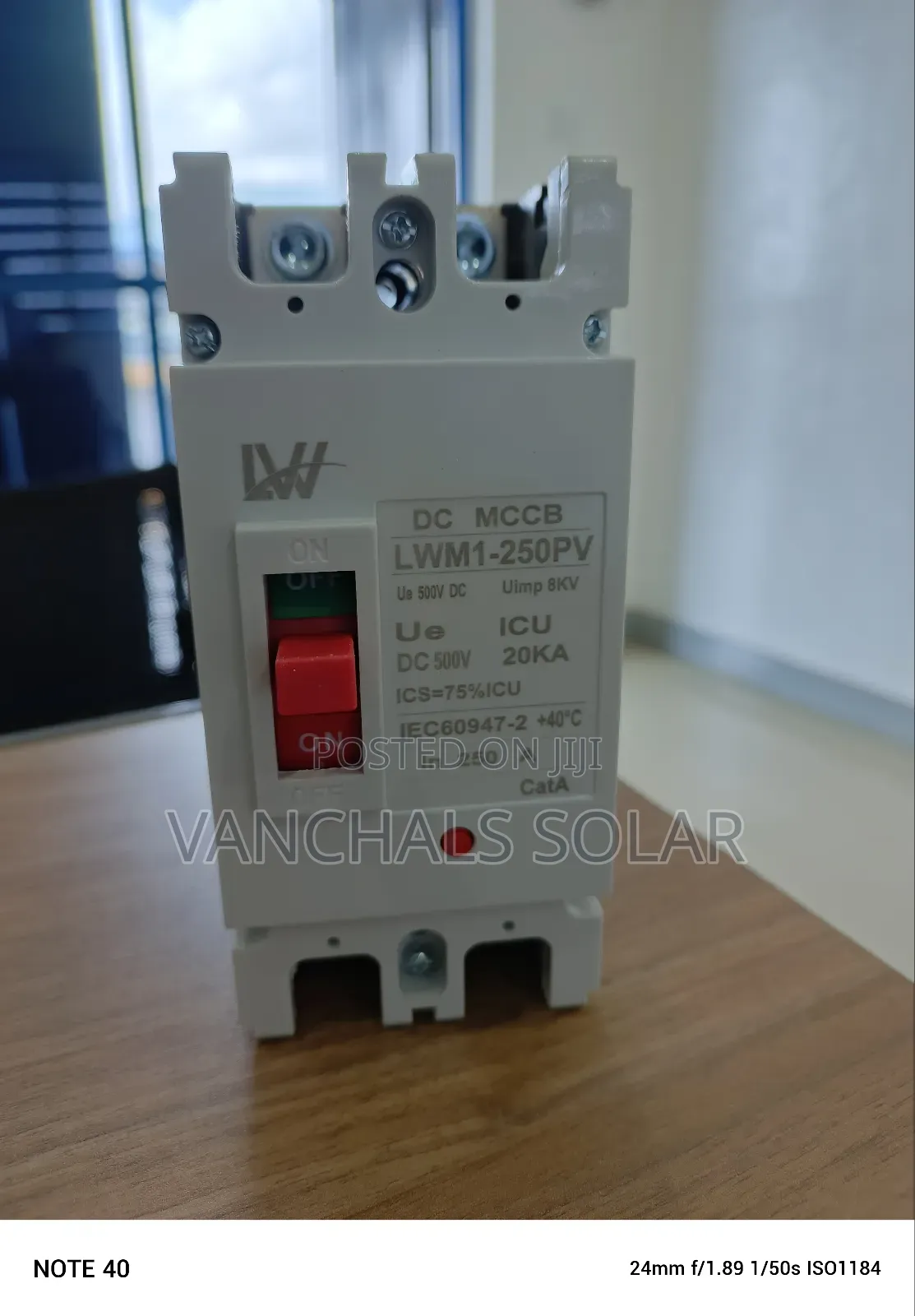 Dc McCb Moulded Case Circuit Breaker 125a 2p