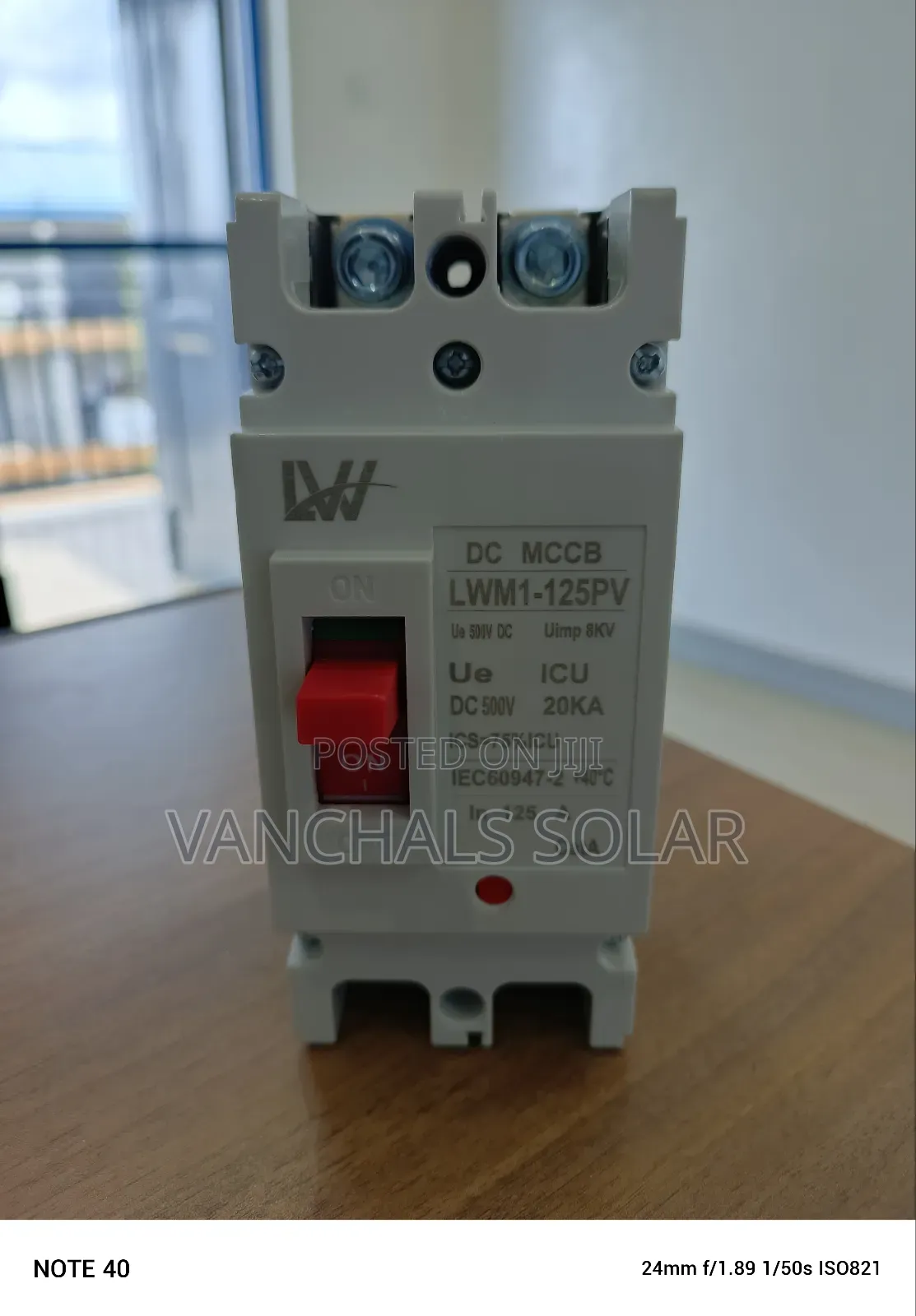 Dc McCb Moulded Case Circuit Breaker 125a 2p