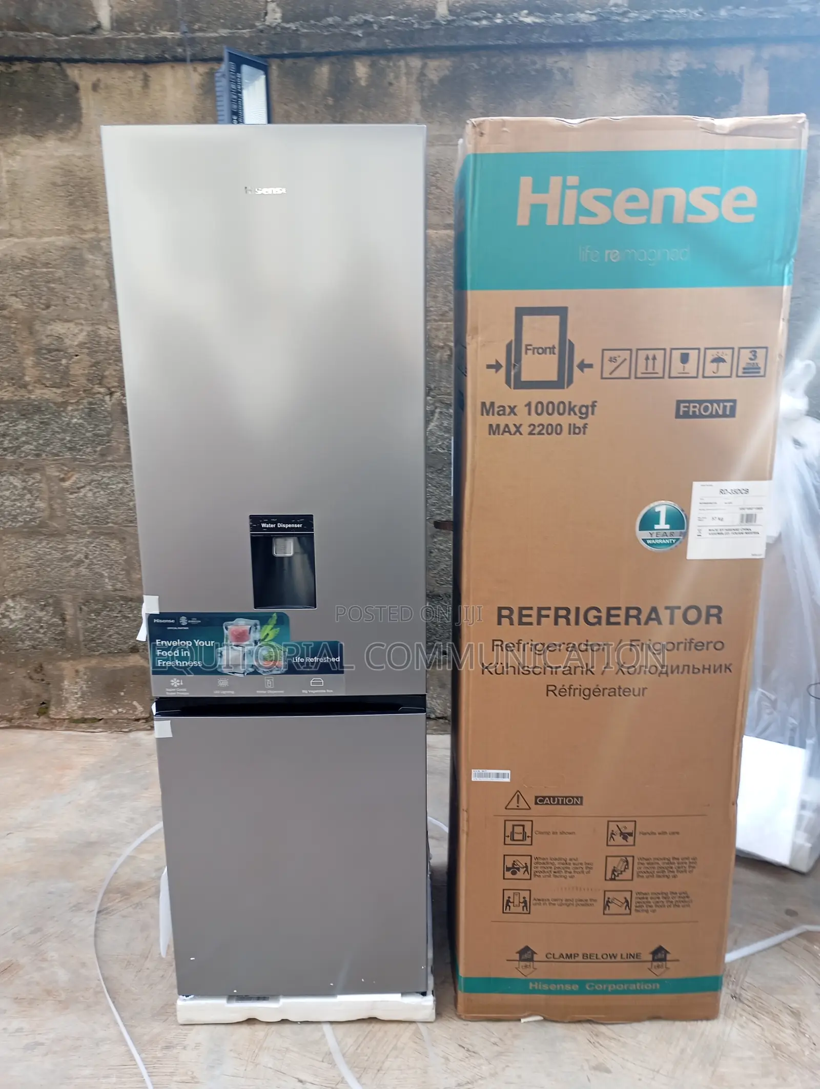Hisense 264l Bottom Mount Fridge With Frost-Free Cooling