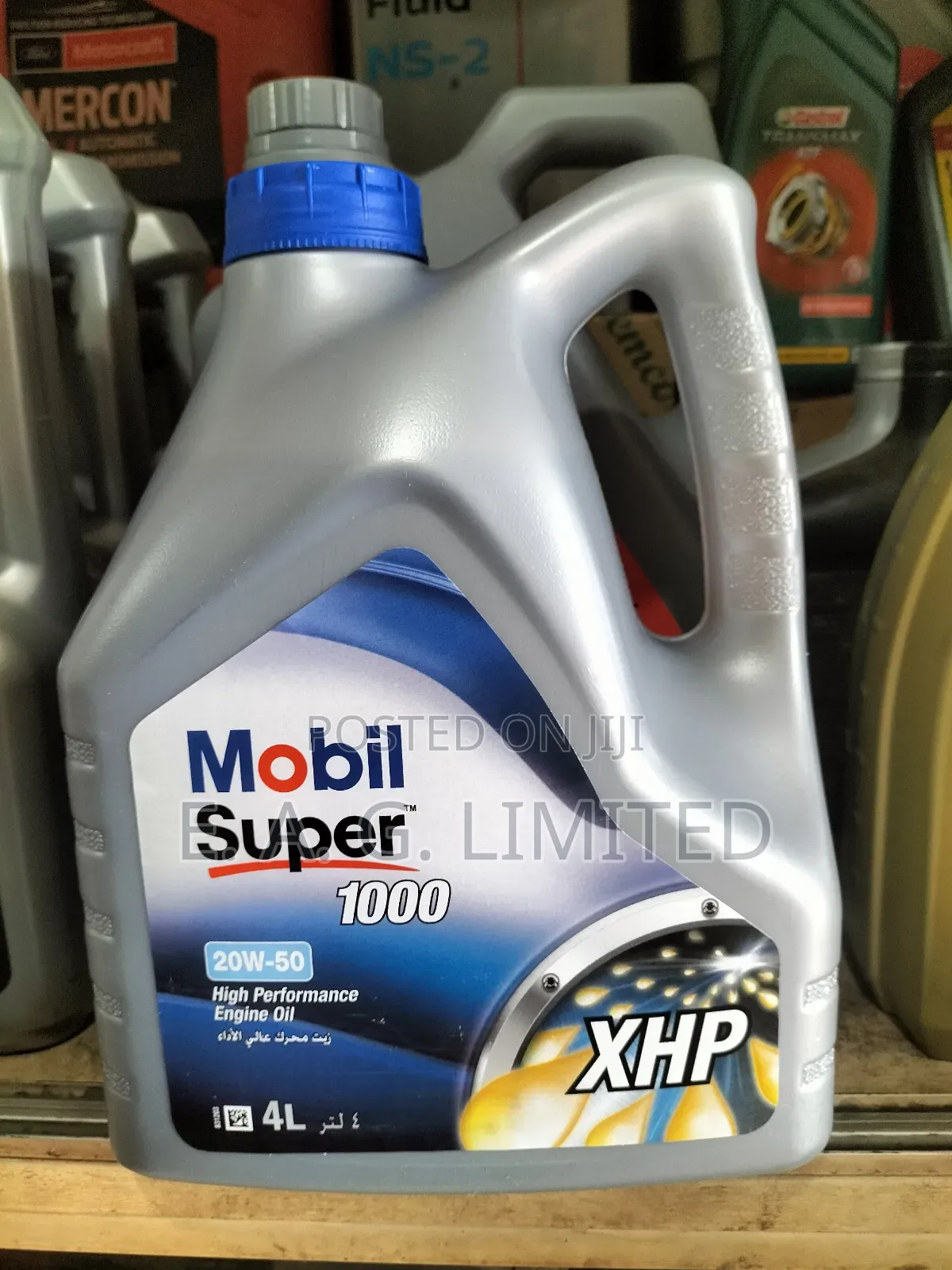 Mobil Super 1000 20w-50 Engine Oil Xhp. 4 Liters.