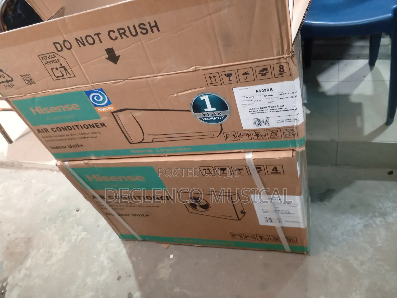 I.0 Hp Inverter Hisense Air Conditioner