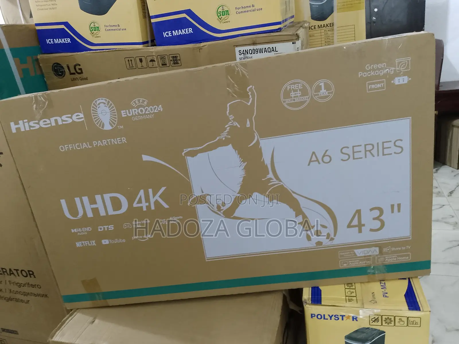 Slim Smart Display - 43" Hisense Uhd Android Tv - A6