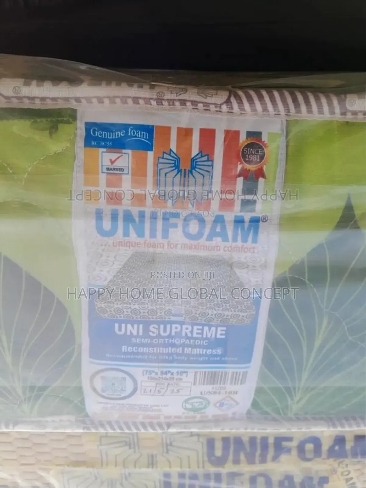 Unifoam Semi Orthopaedic 6 by 7 by 10