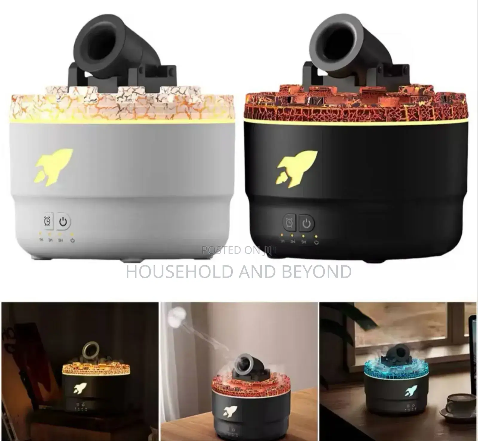 Volcanic Crack Aromatherapy Humidifier Diffuser Essential Oil Diffuser