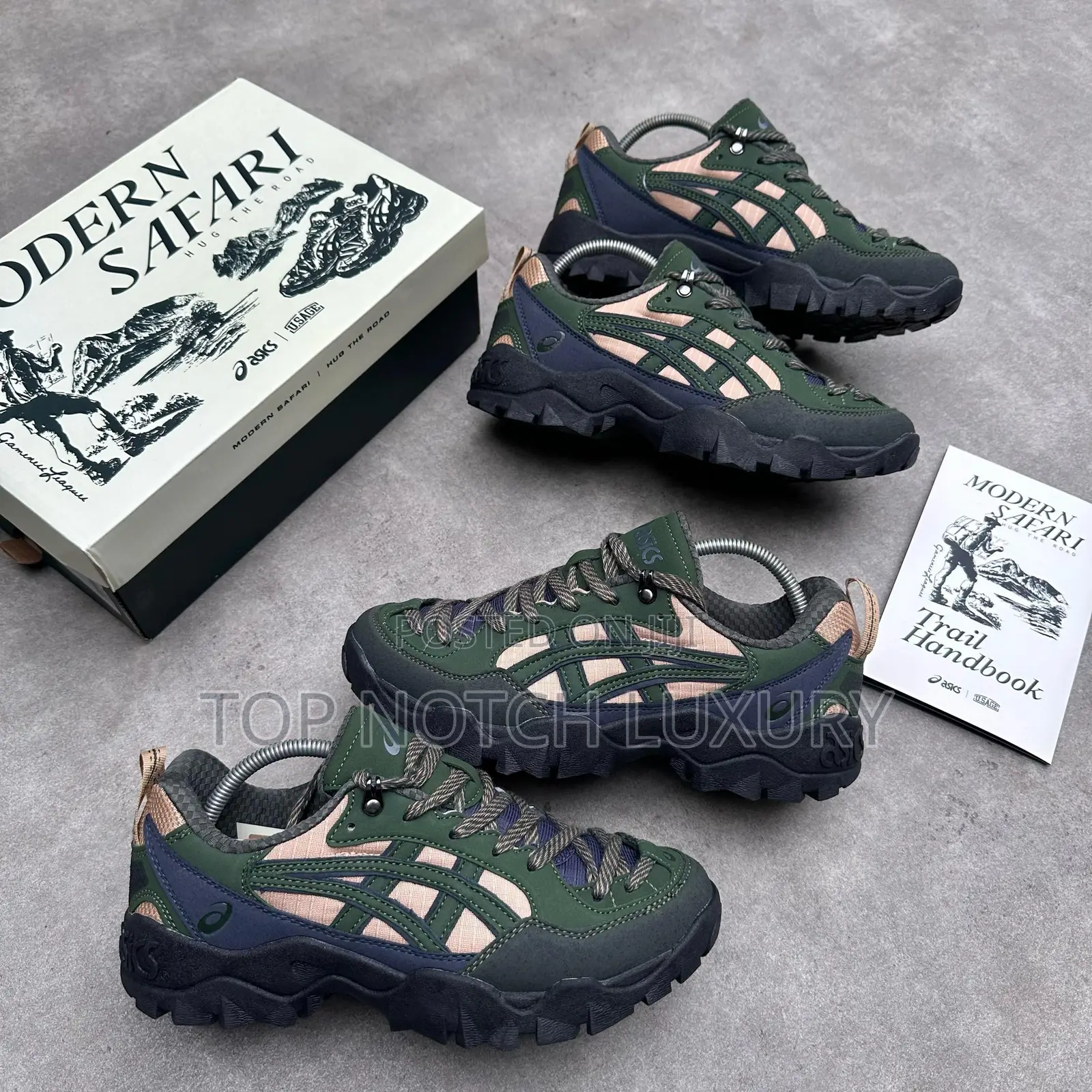 Original *U.Sage Asics Fw24 Gel-Pickax ‘Modern Safari ‘*