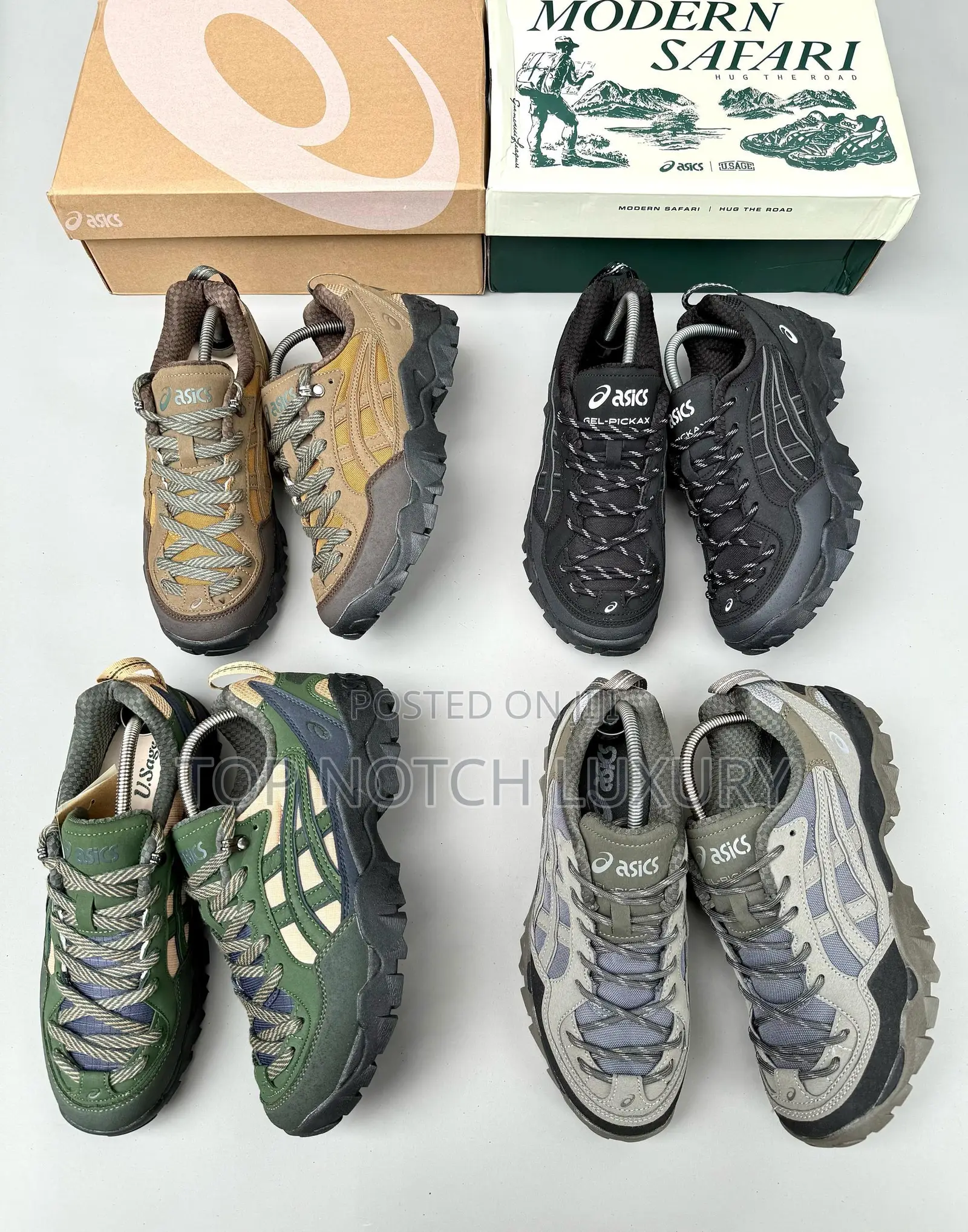 Original *U.Sage Asics Fw24 Gel-Pickax ‘Modern Safari ‘*