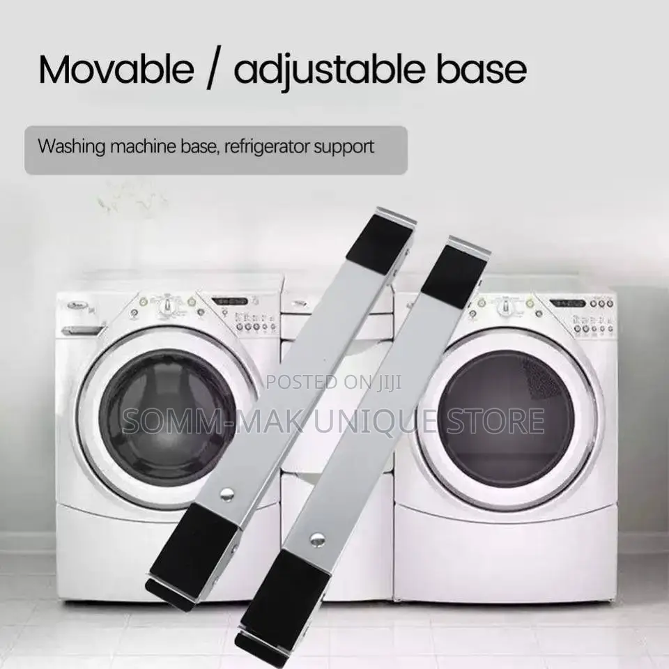 2pcs/Set Washing Machine Stand Movable Adjustable
