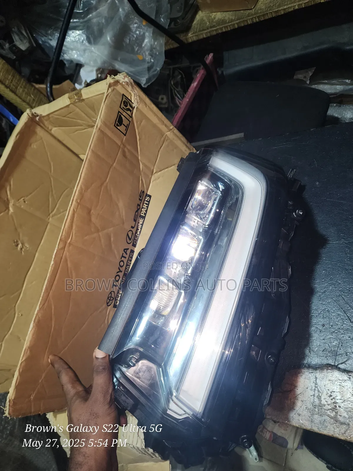 Headlamp Toyota Landcruiser 2023-2025 Left Side Original