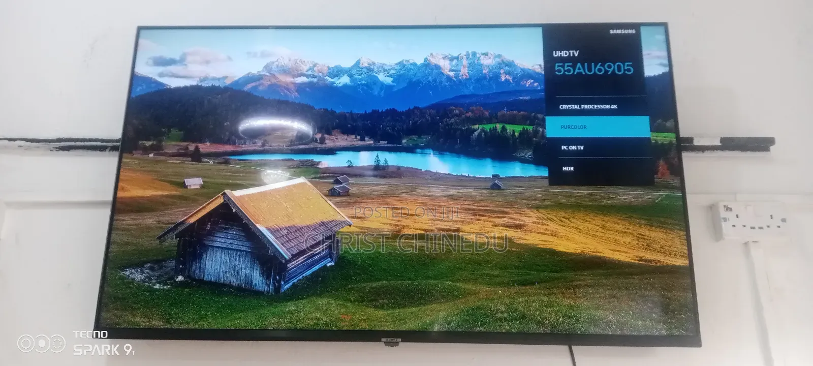 Original Direct Uk Neatly Used 55inches Samsung Smart Tv