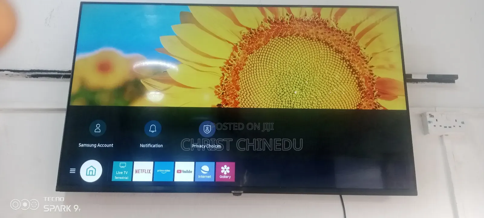 Original Direct Uk Neatly Used 55inches Samsung Smart Tv