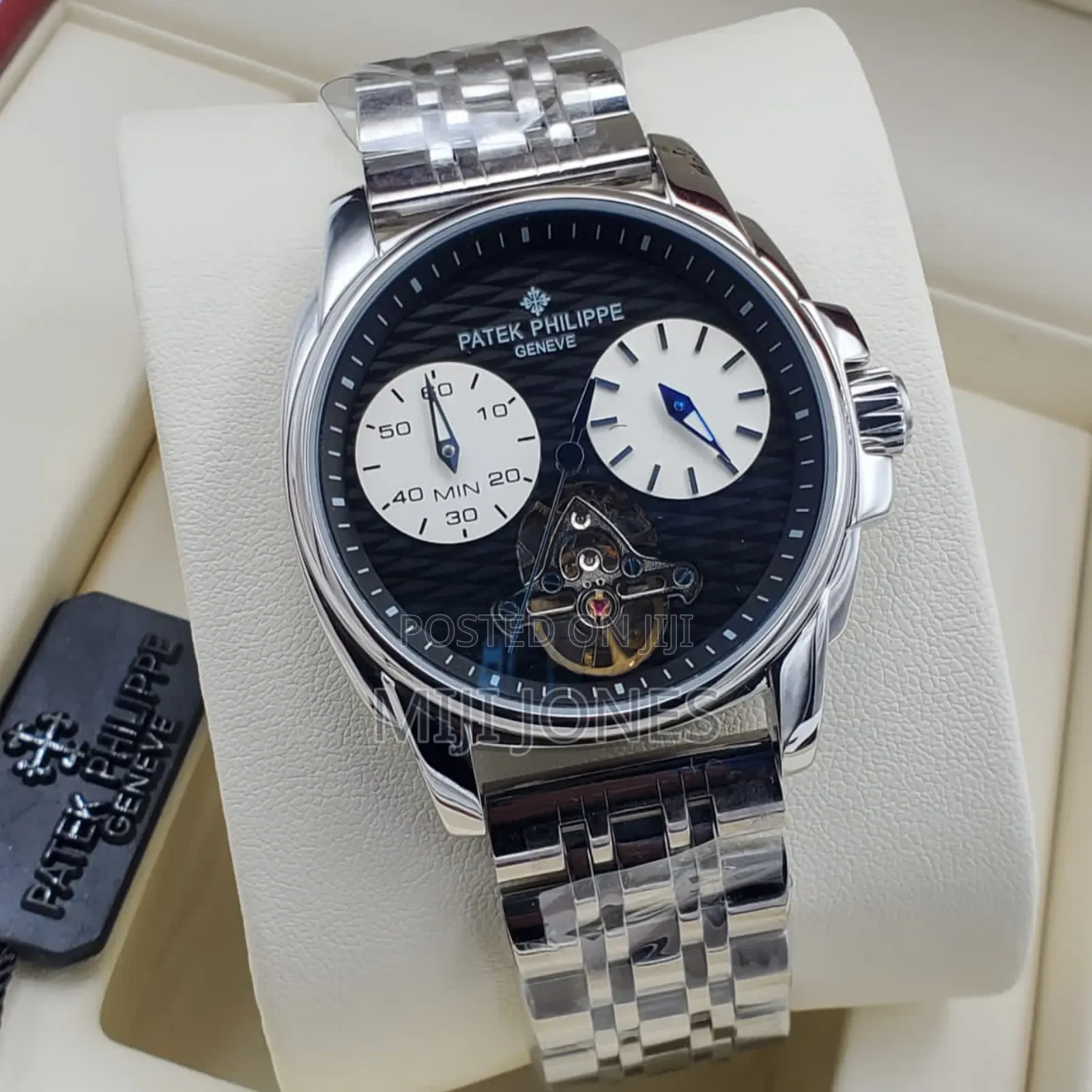 "Patek Philippe Inspired Automatic Watch for Men With Chain"