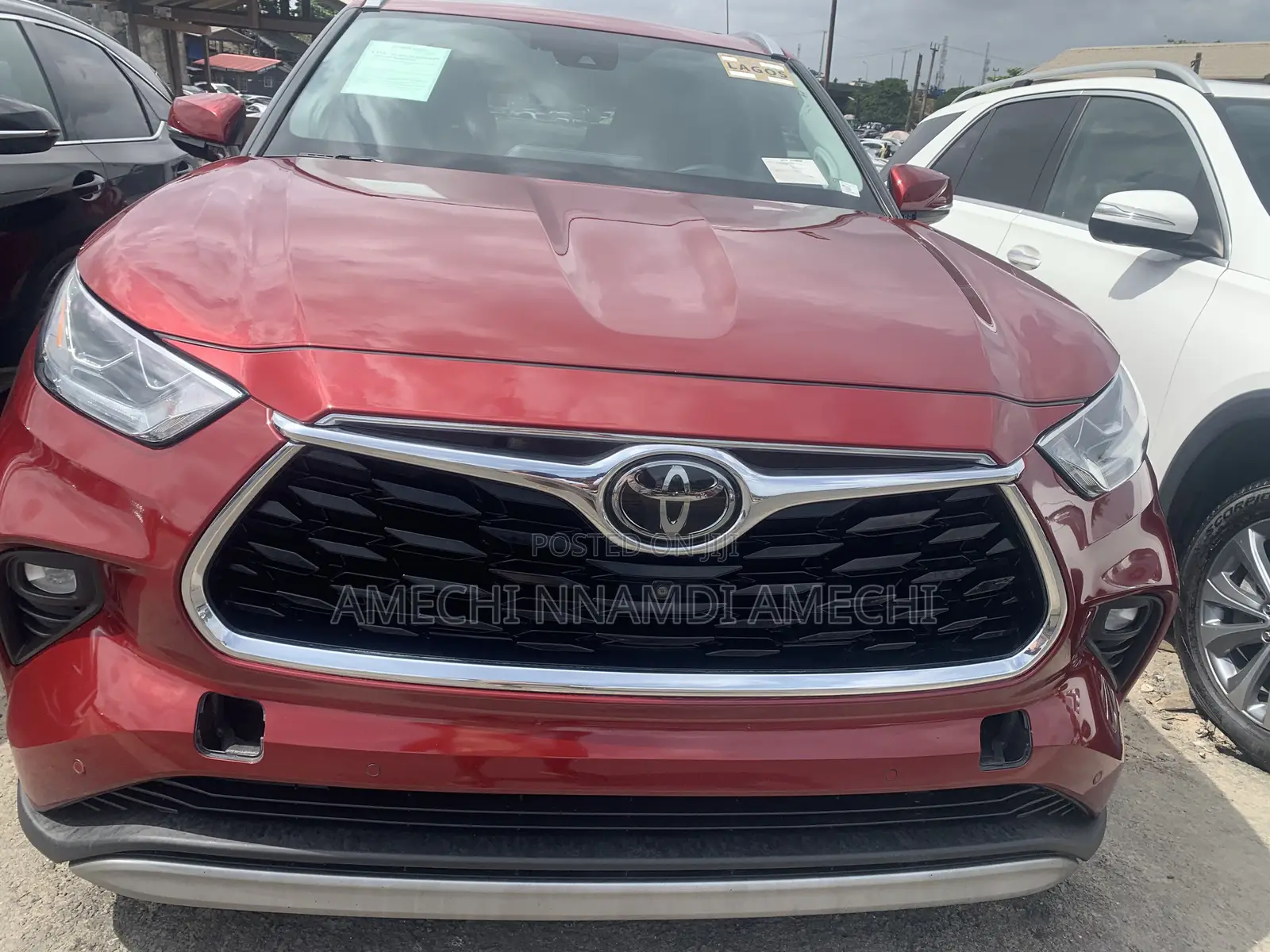 Toyota Highlander Platinum AWD 2020 Red