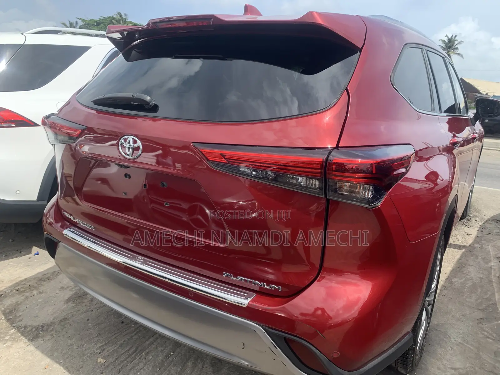 Toyota Highlander Platinum AWD 2020 Red