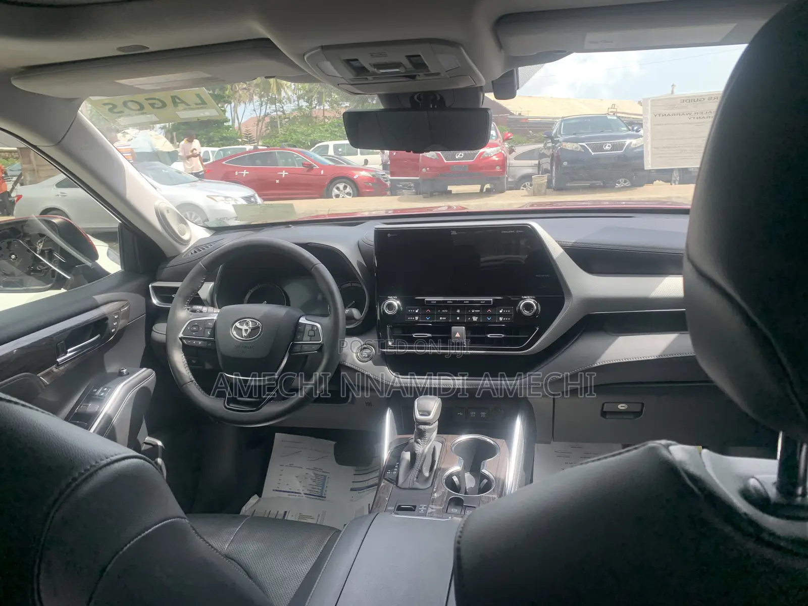 Toyota Highlander Platinum AWD 2020 Red