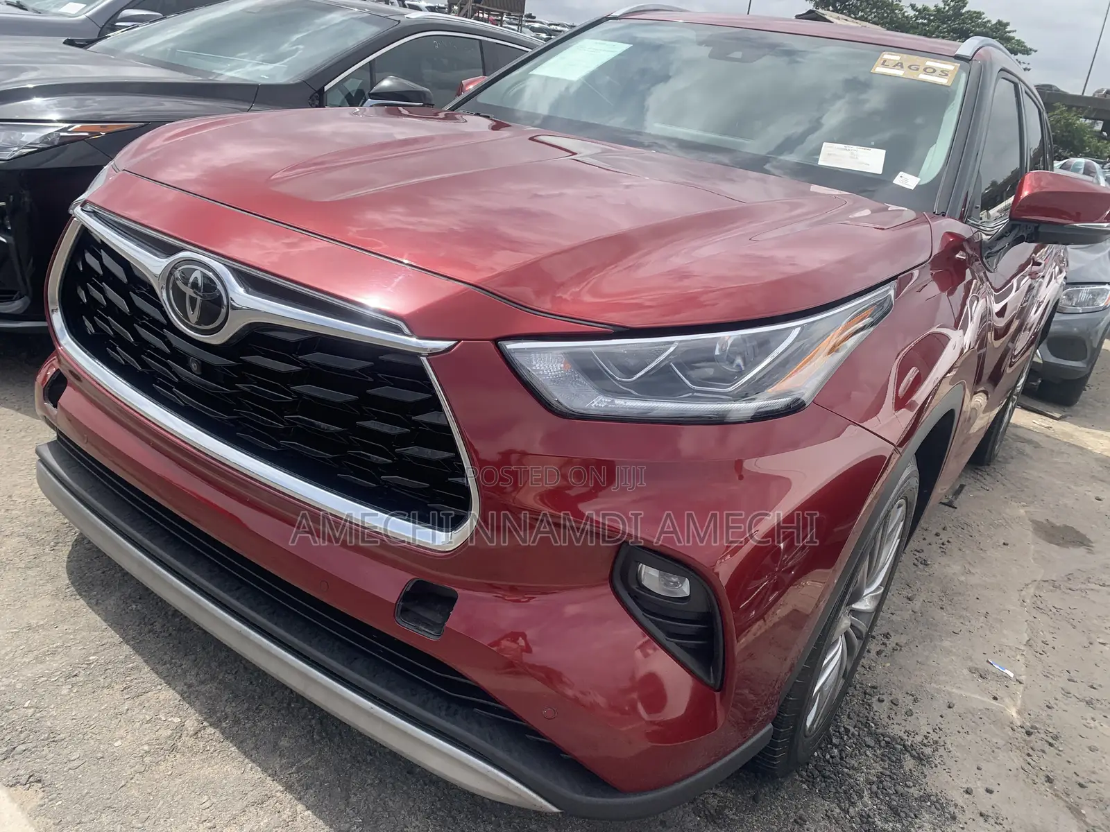 Toyota Highlander Platinum AWD 2020 Red