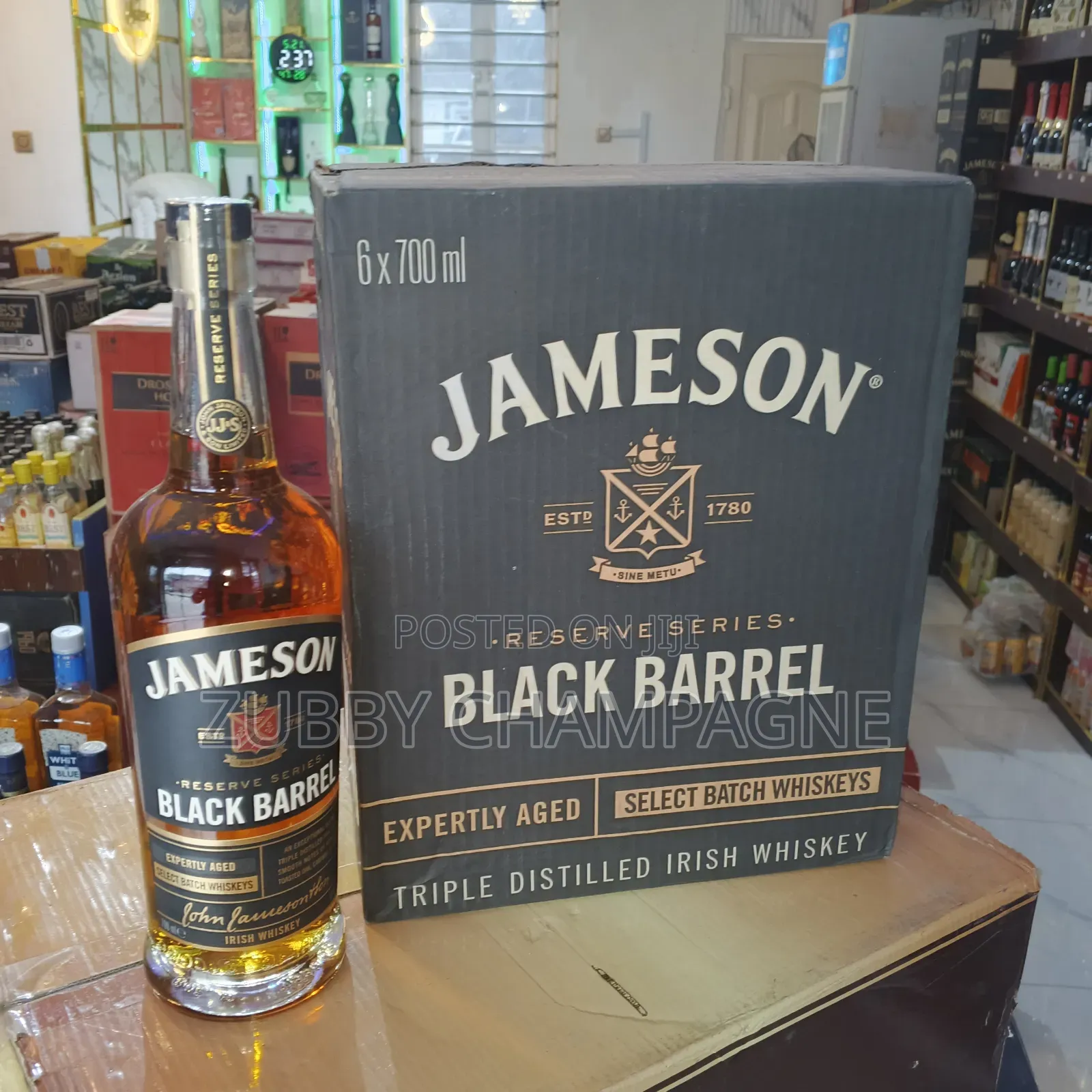 Irish Jameson Black Barrel