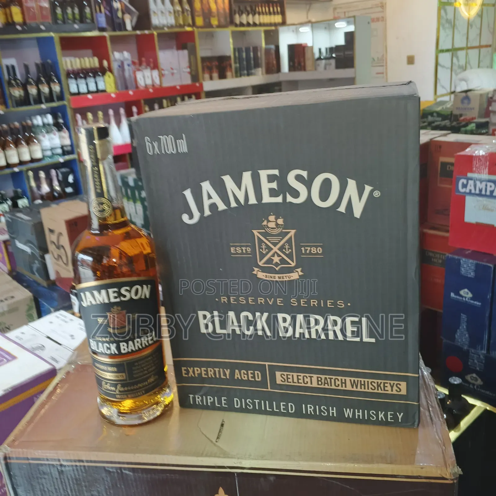 Irish Jameson Black Barrel