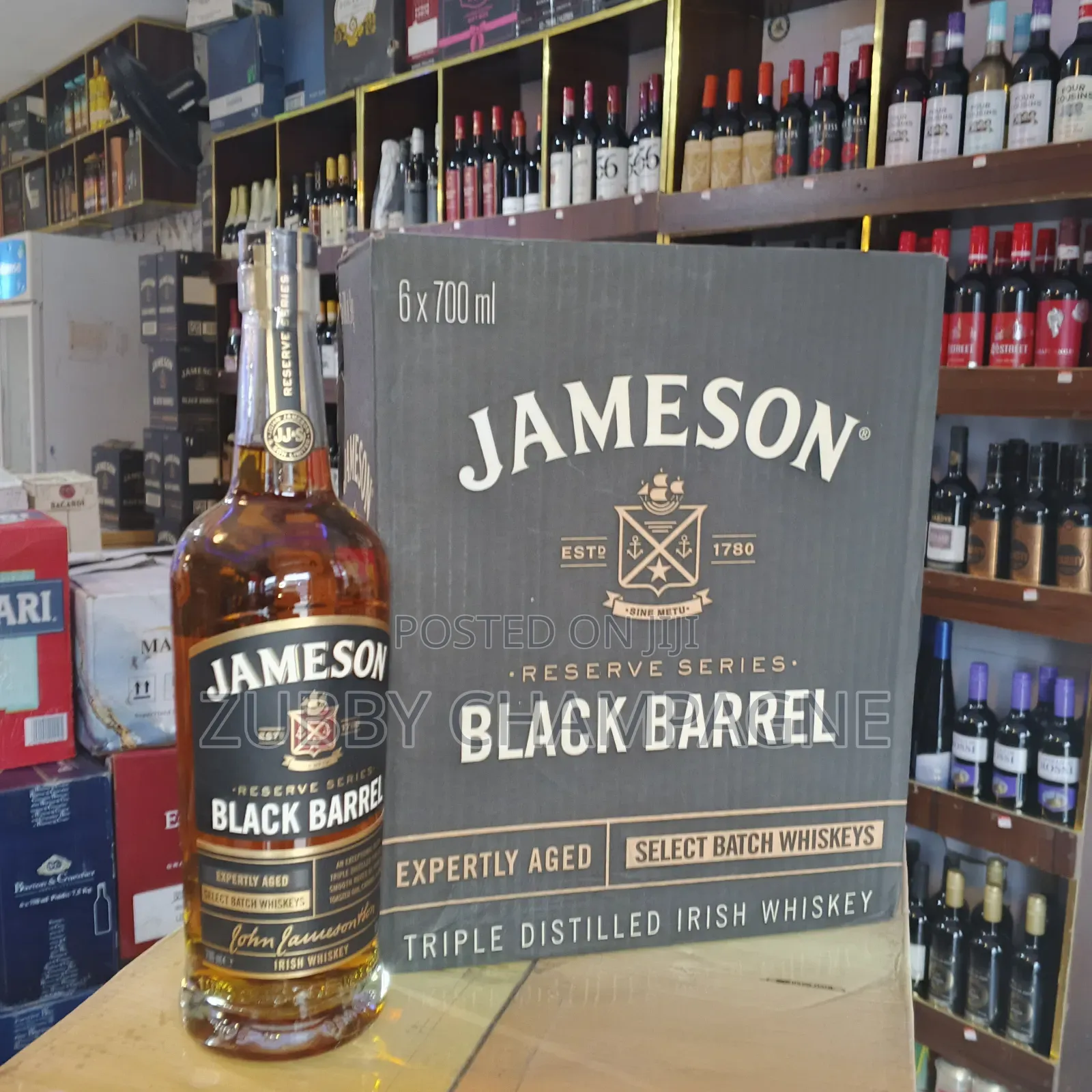 Irish Jameson Black Barrel