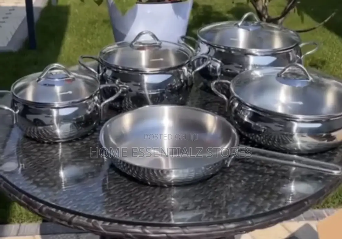Turkish Stainless Steel Pots Set