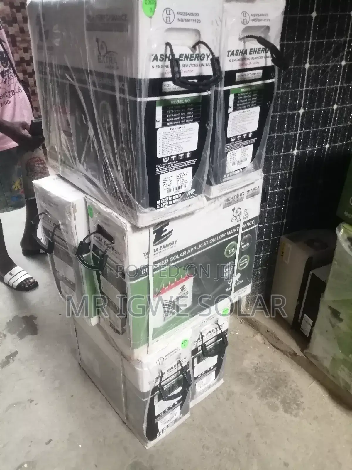 Tasha Tall Tubular Battery 240ah