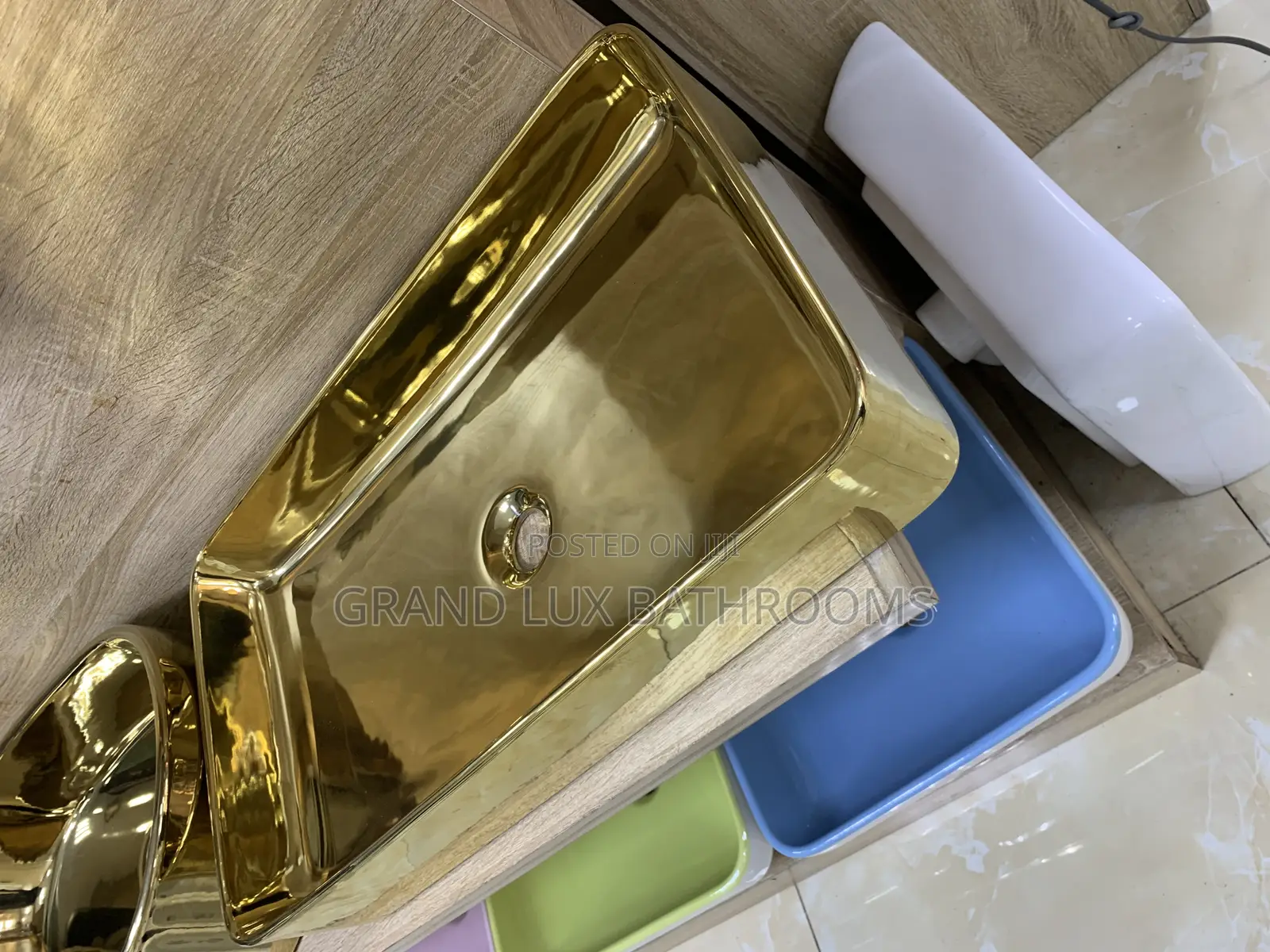 Luxury Gold Basin