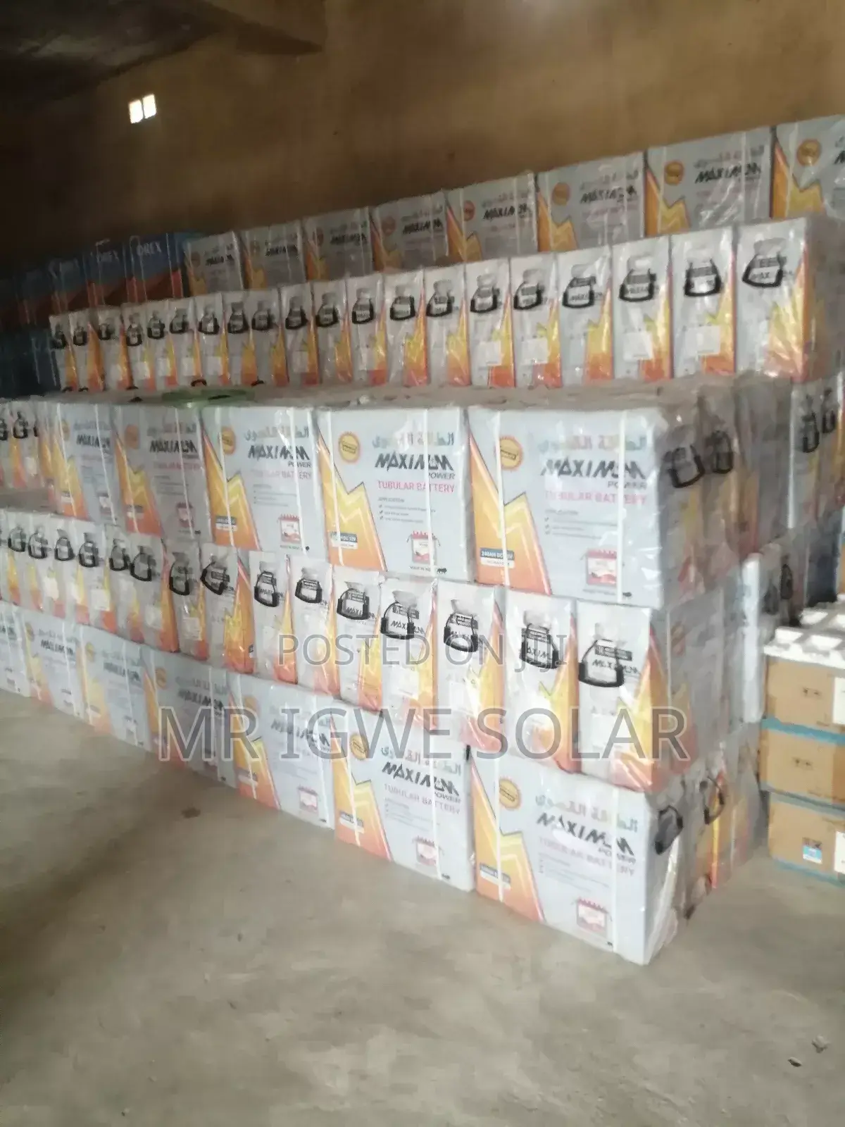 240ah Maximum Energy Tall Tubular Battery