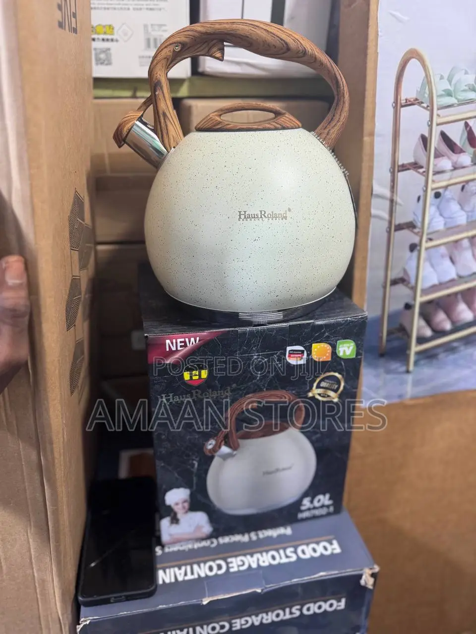 50-Litre Stainless Steel Whistling Kettle