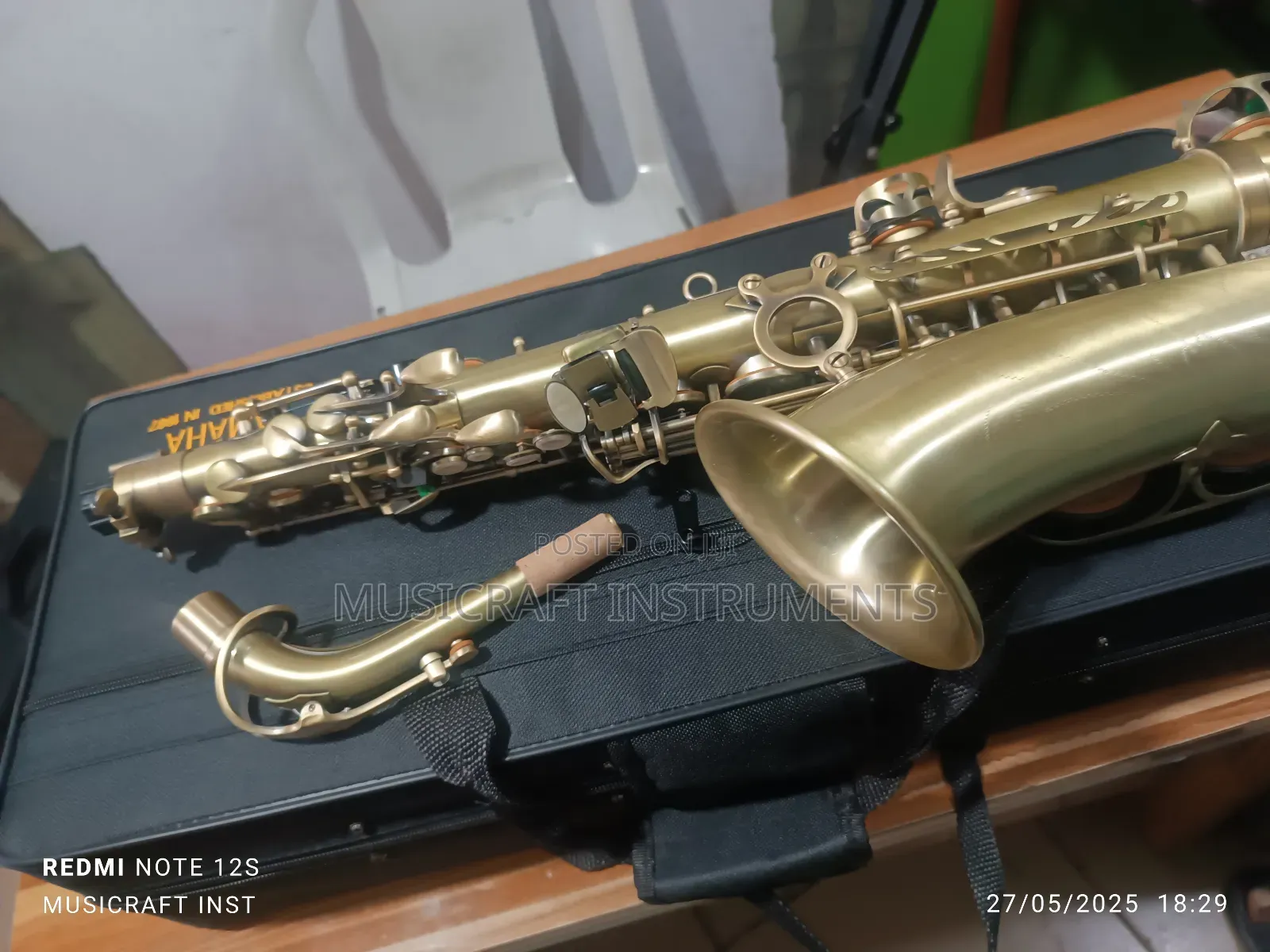 Bronze Yamaha Alto Saxophone