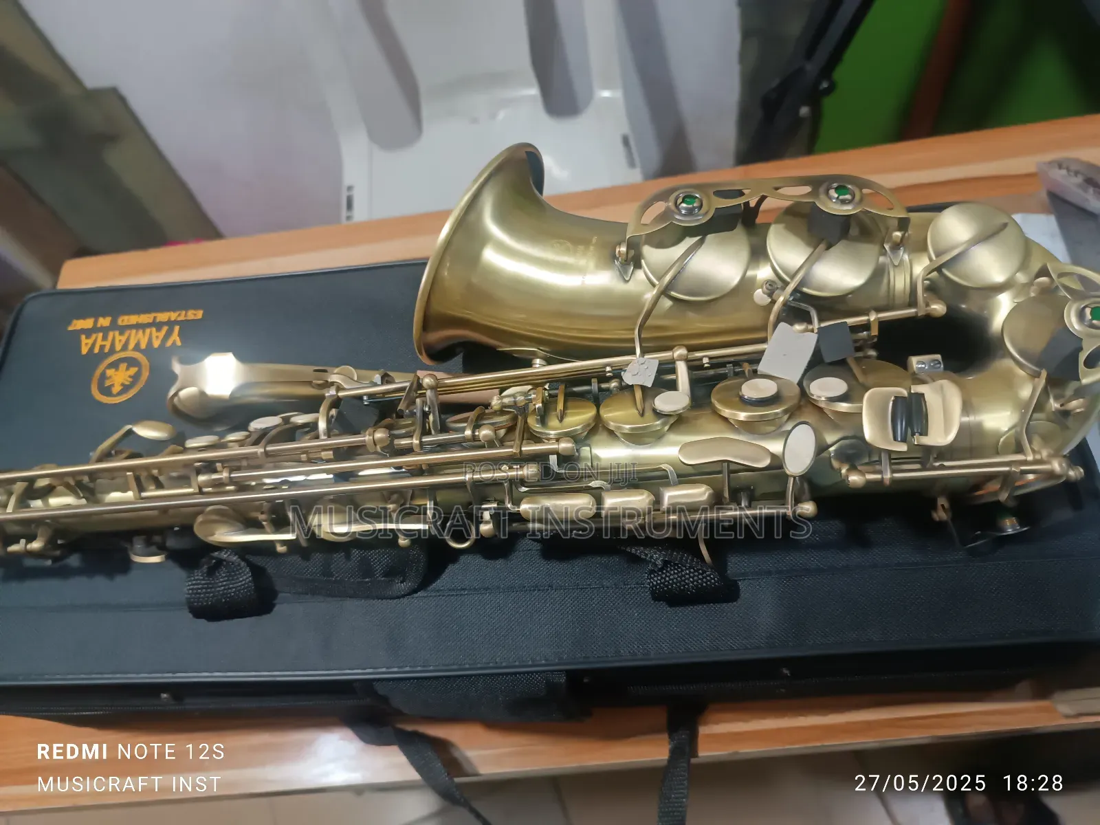Bronze Yamaha Alto Saxophone