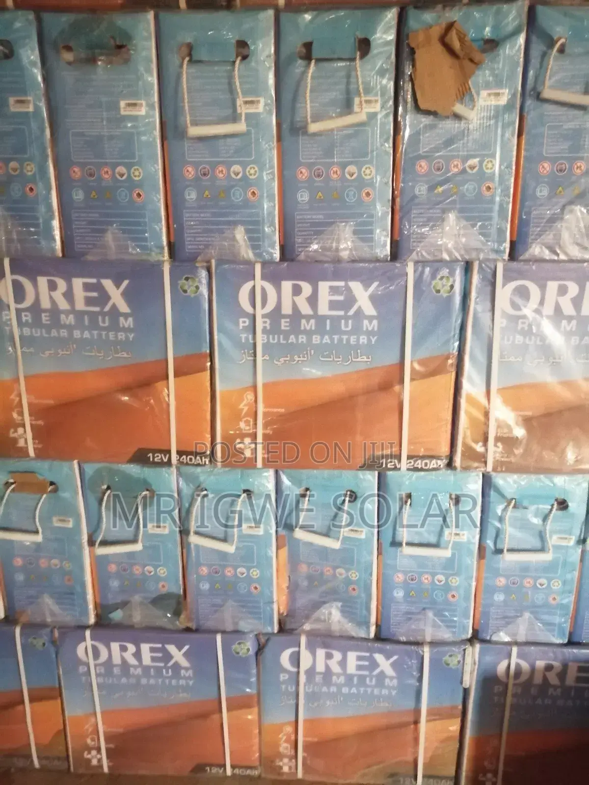 Orex Tall Tubular Battery240