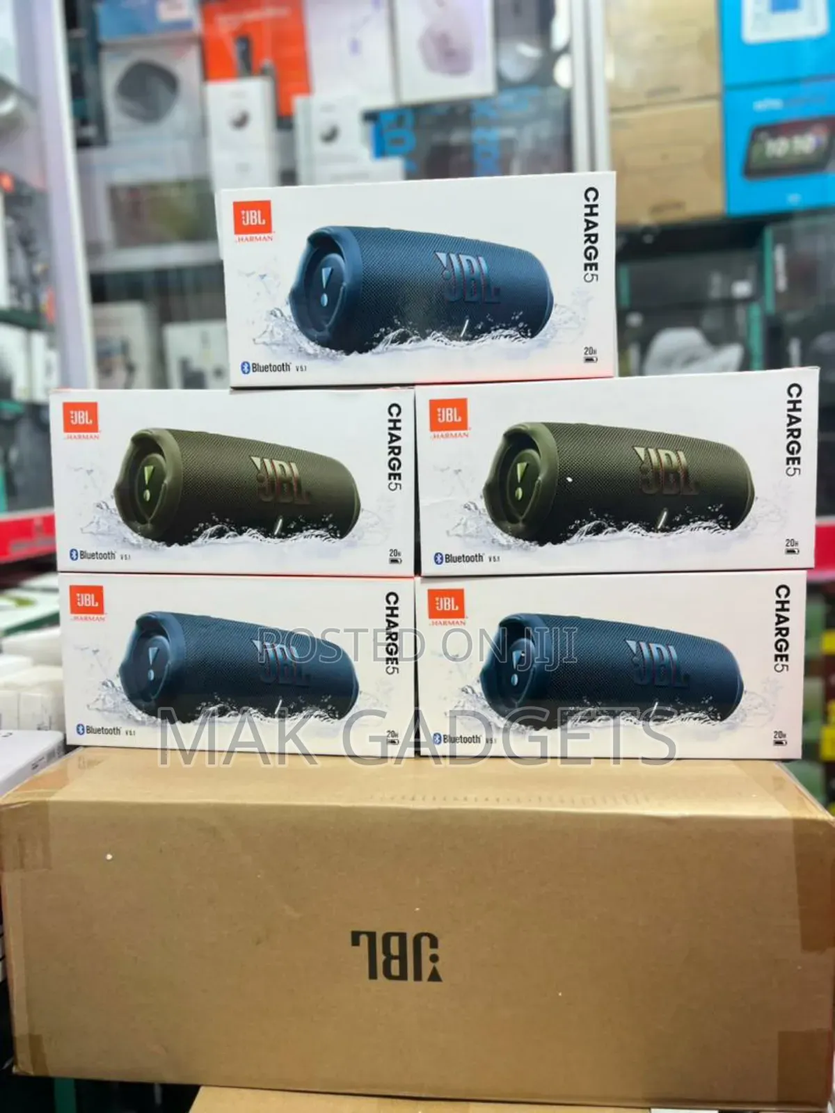 JBL Charge 5 Portable Bluetooth Speaker With JBL Charge 5